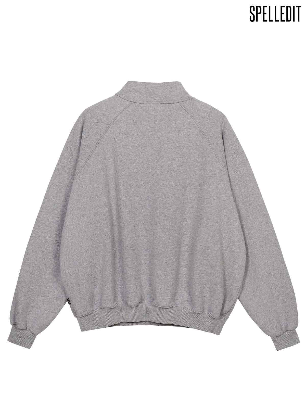 ROMANTIC HIGH NECK HALF ZIP SWEATSHIRT