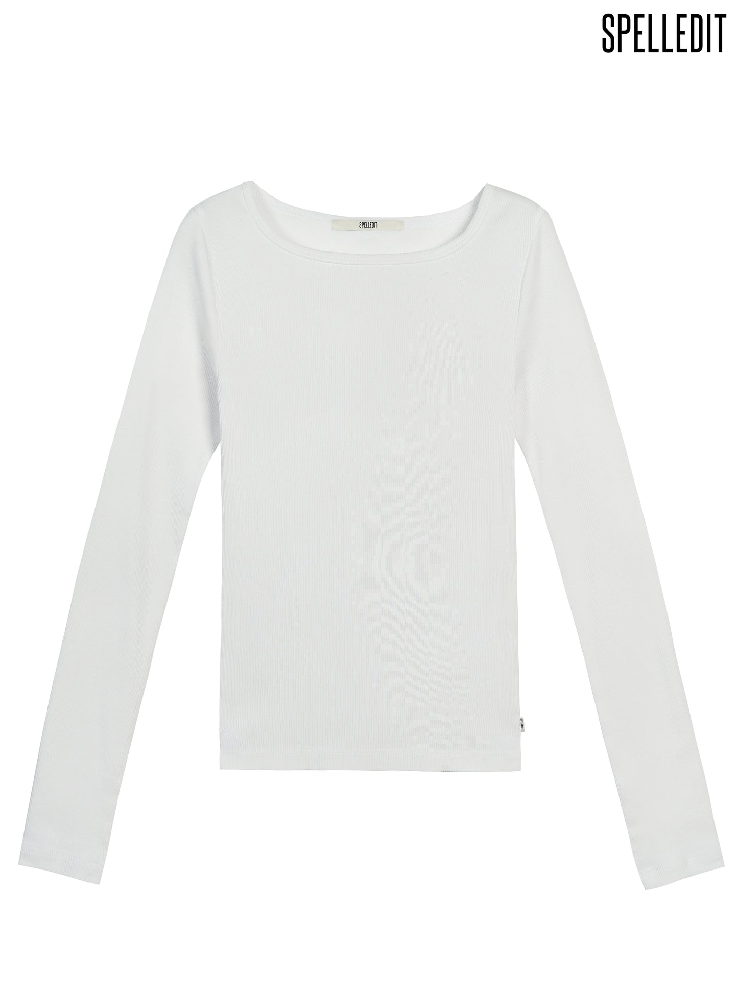 BOAT NECK LONG SLEEVE T-SHIRT