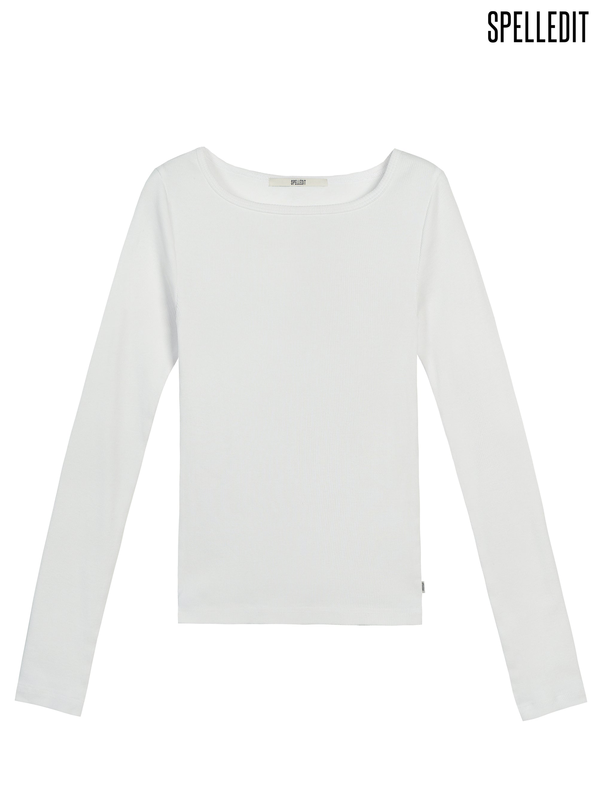 BOAT NECK LONG SLEEVE T-SHIRT