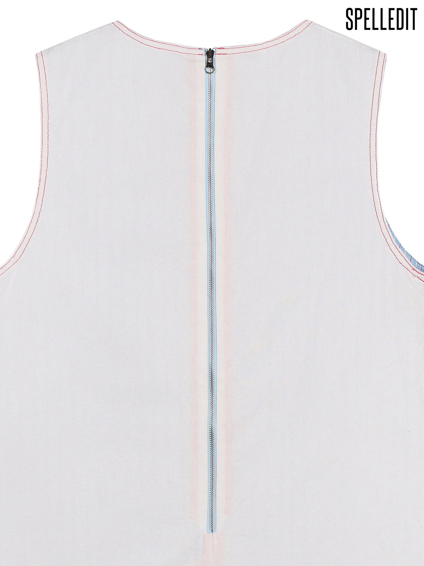STRIPED REVERSIBLE SLEEVELESS DRESS