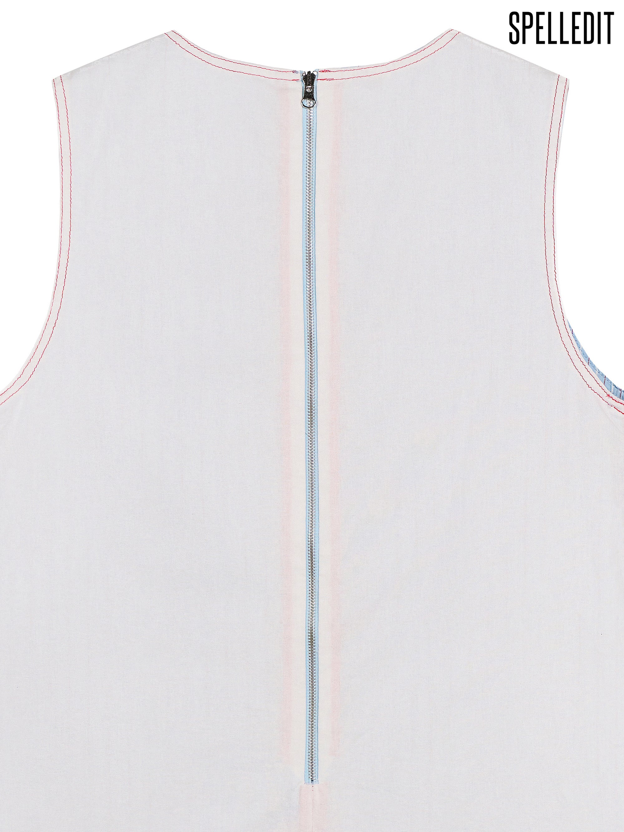 STRIPED REVERSIBLE SLEEVELESS DRESS