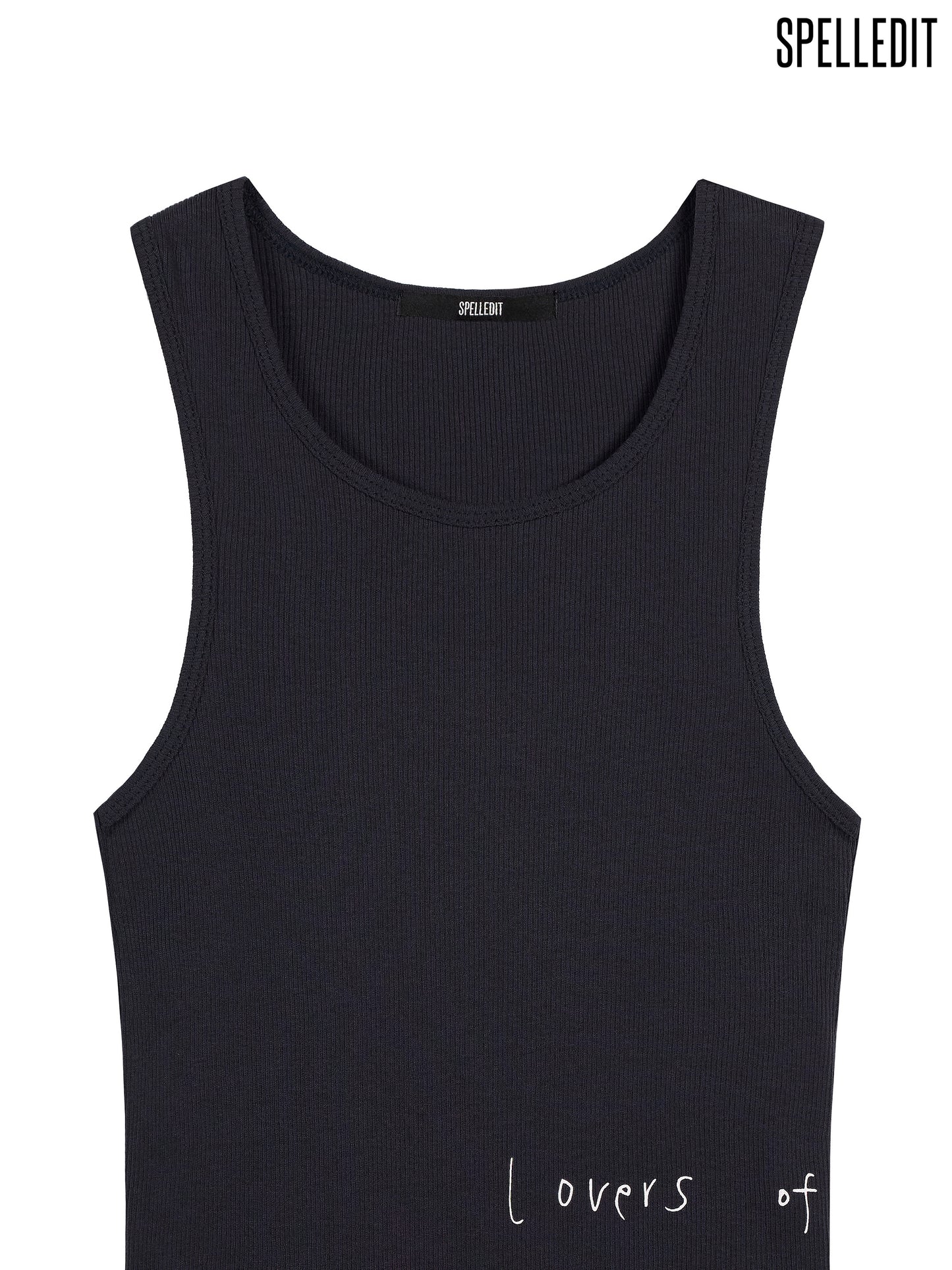 SIDE LETTERING SLEEVELESS
