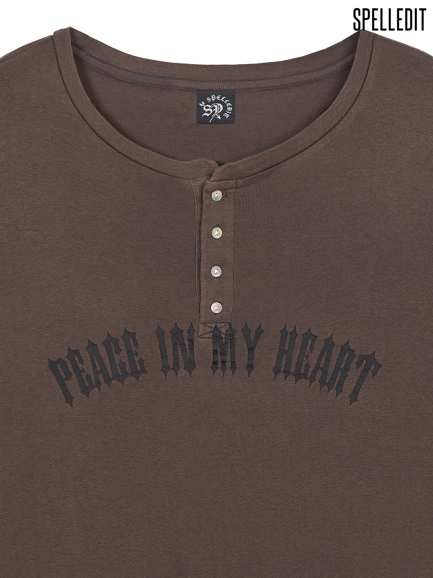 [9/7 PRE]LOOSE FIT HENLEY LONG SLEEVE T-SHIRT