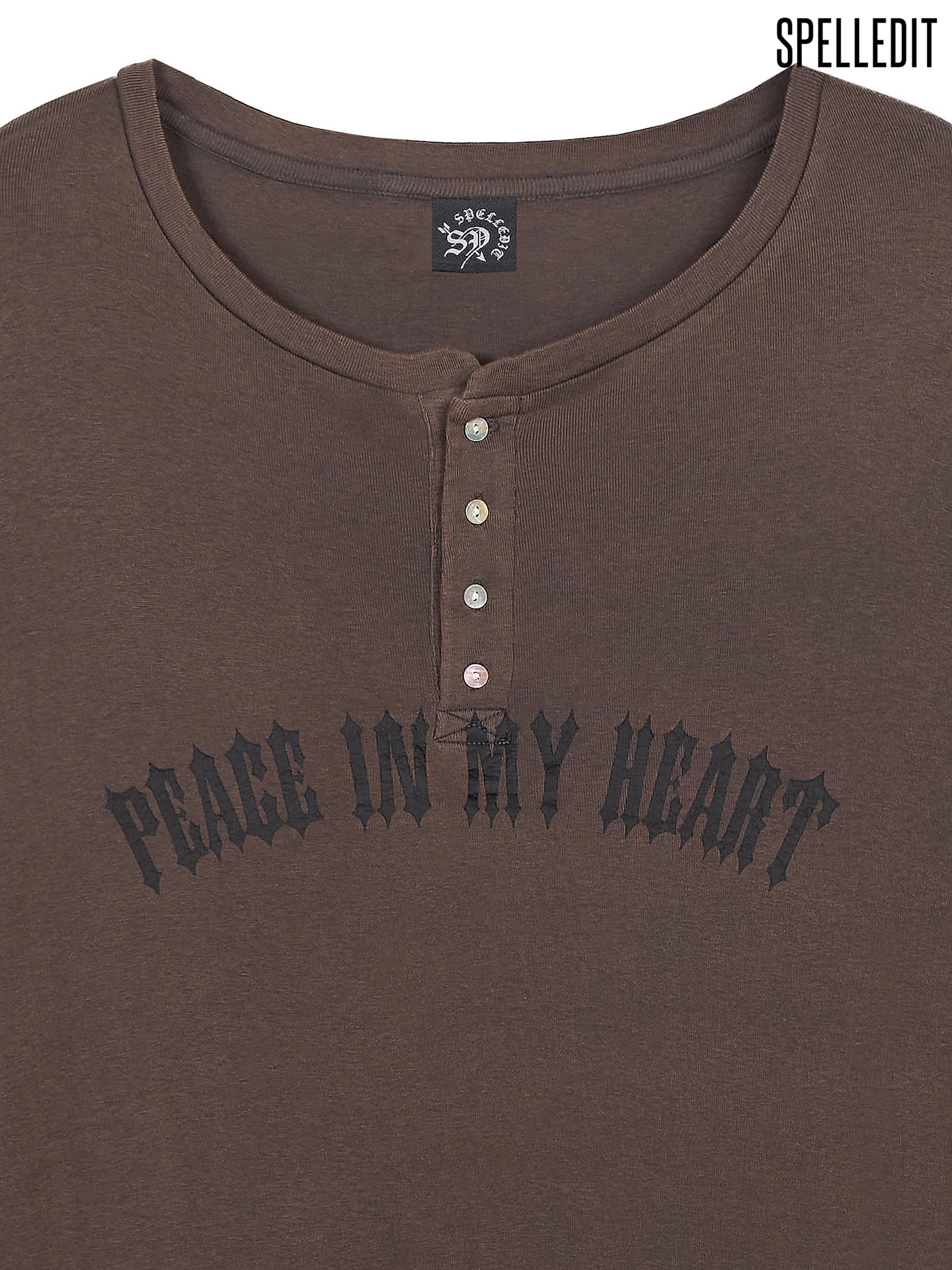 [9/7 PRE]LOOSE FIT HENLEY LONG SLEEVE T-SHIRT