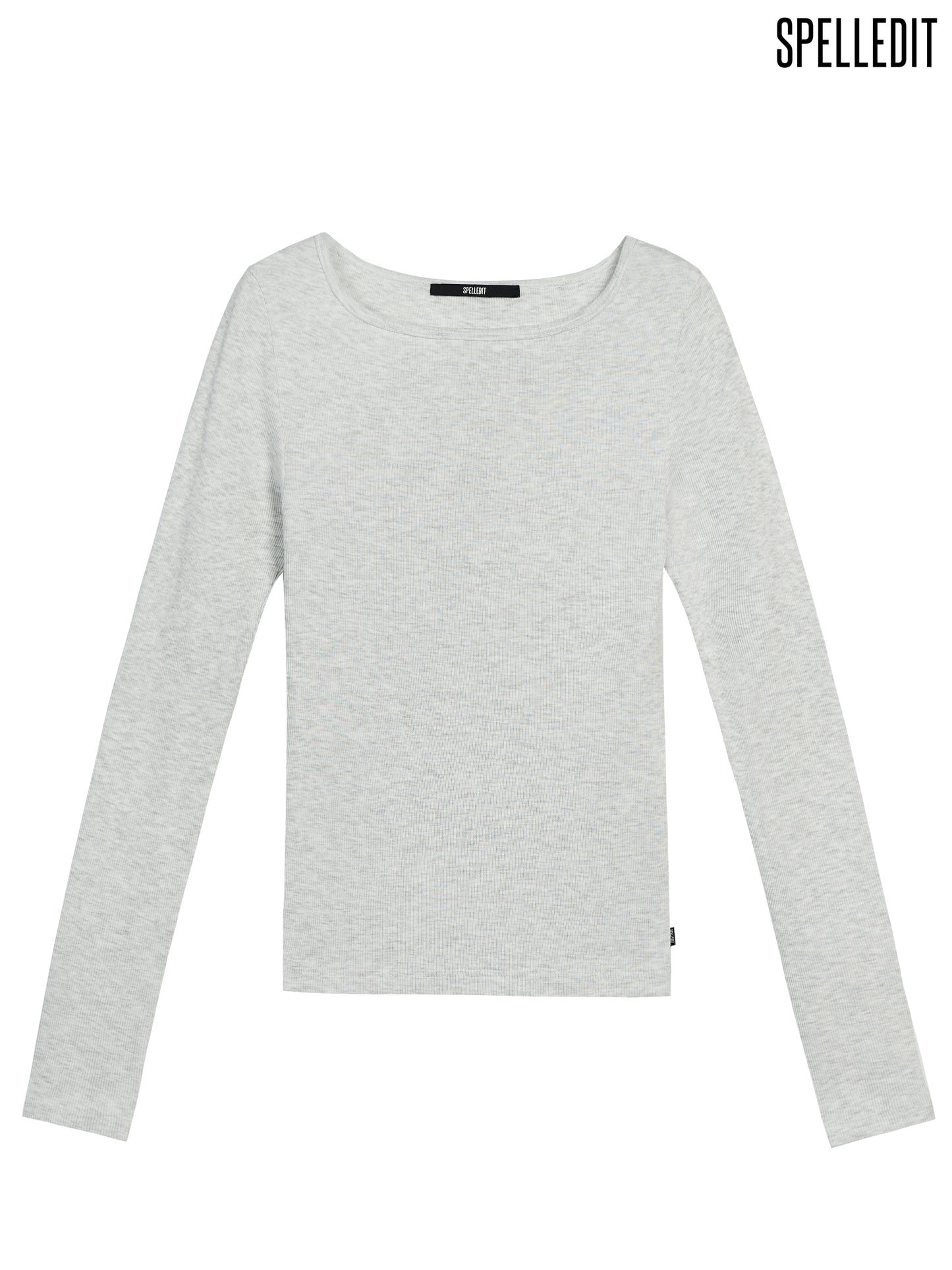 BOAT NECK LONG SLEEVE T-SHIRT