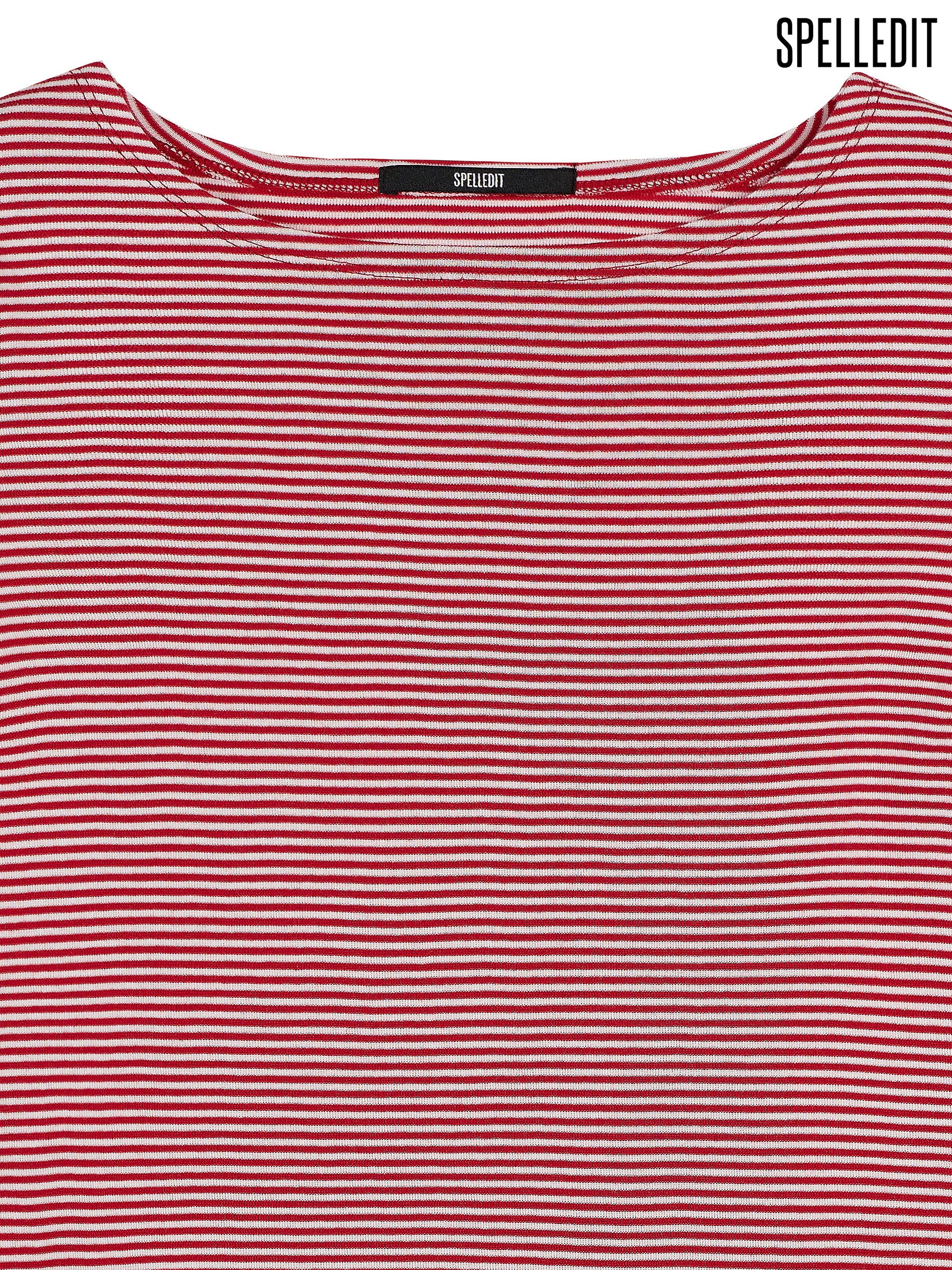 STRIPED 3/4 SLEEVE T-SHIRT