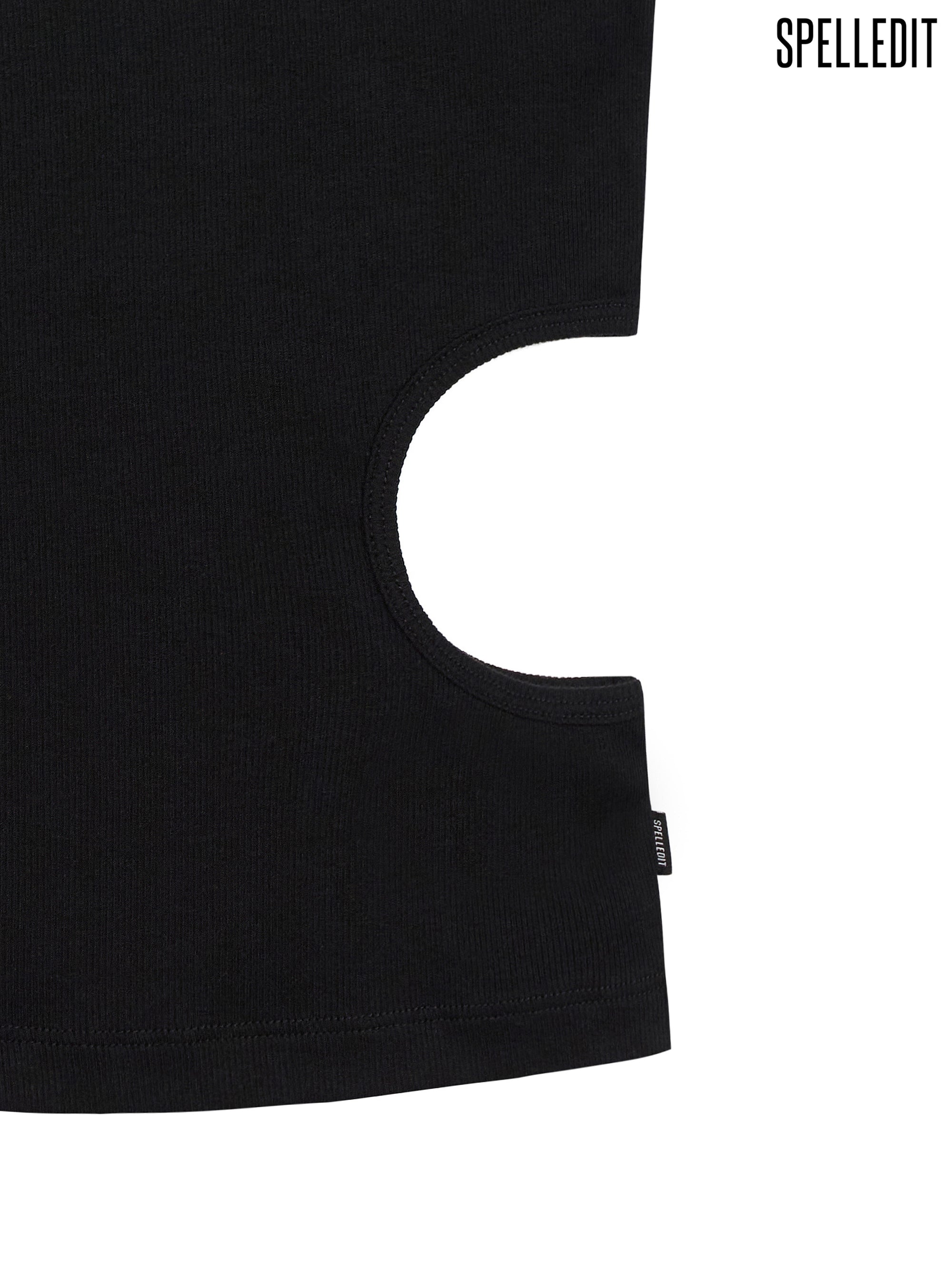 WAIST CUT-OUT SLEEVELESS