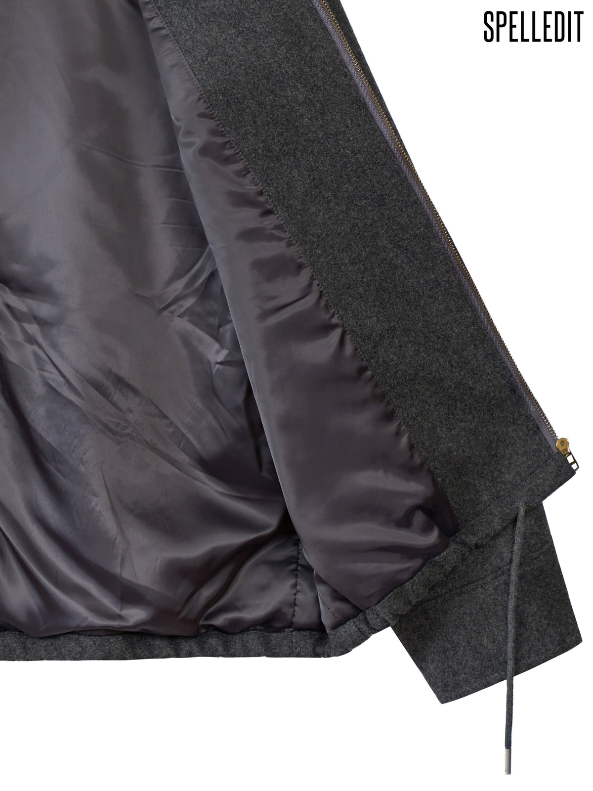 Melton Zip up Blouson