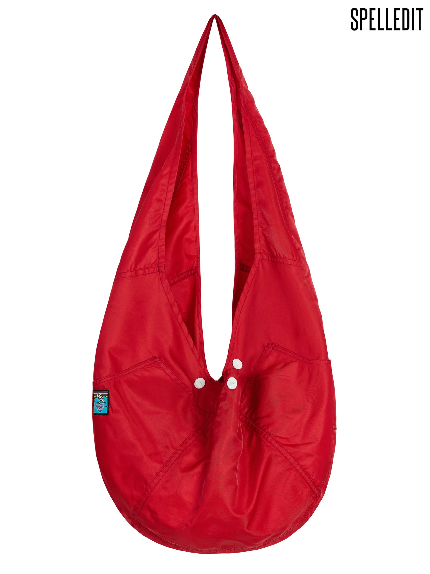 PANELLED NYLON BAG