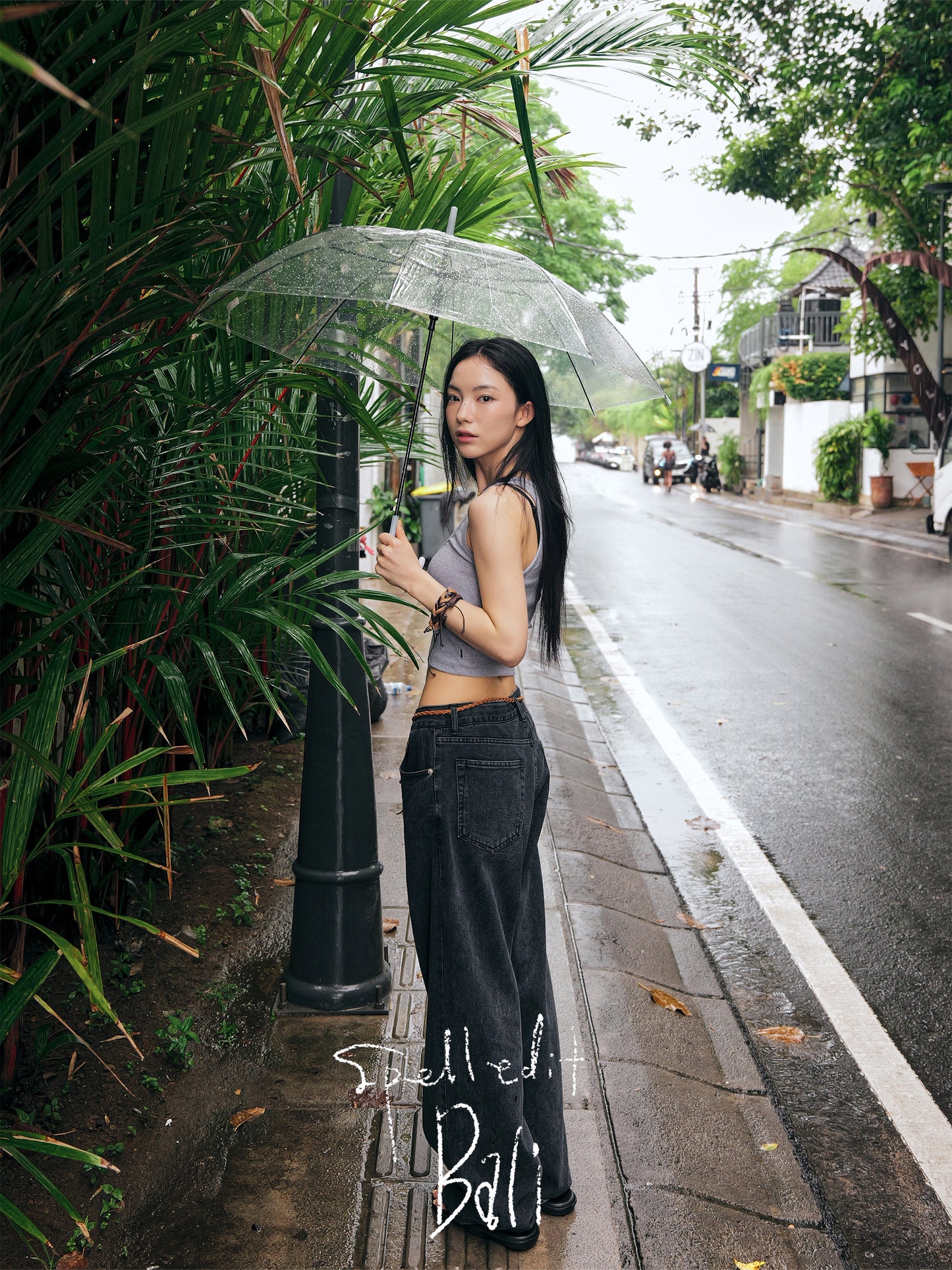 U-NECK BUTTON-UP TANK TOP