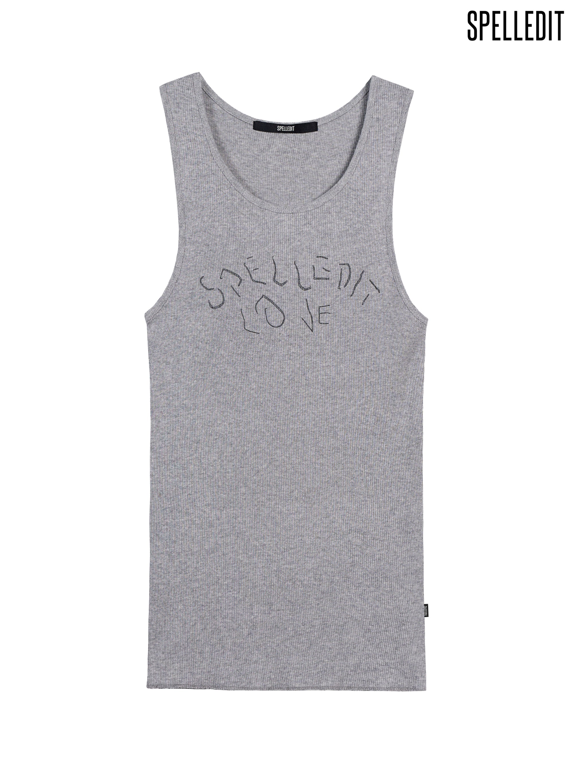 HANDWRITTEN LETTERING TANK TOP