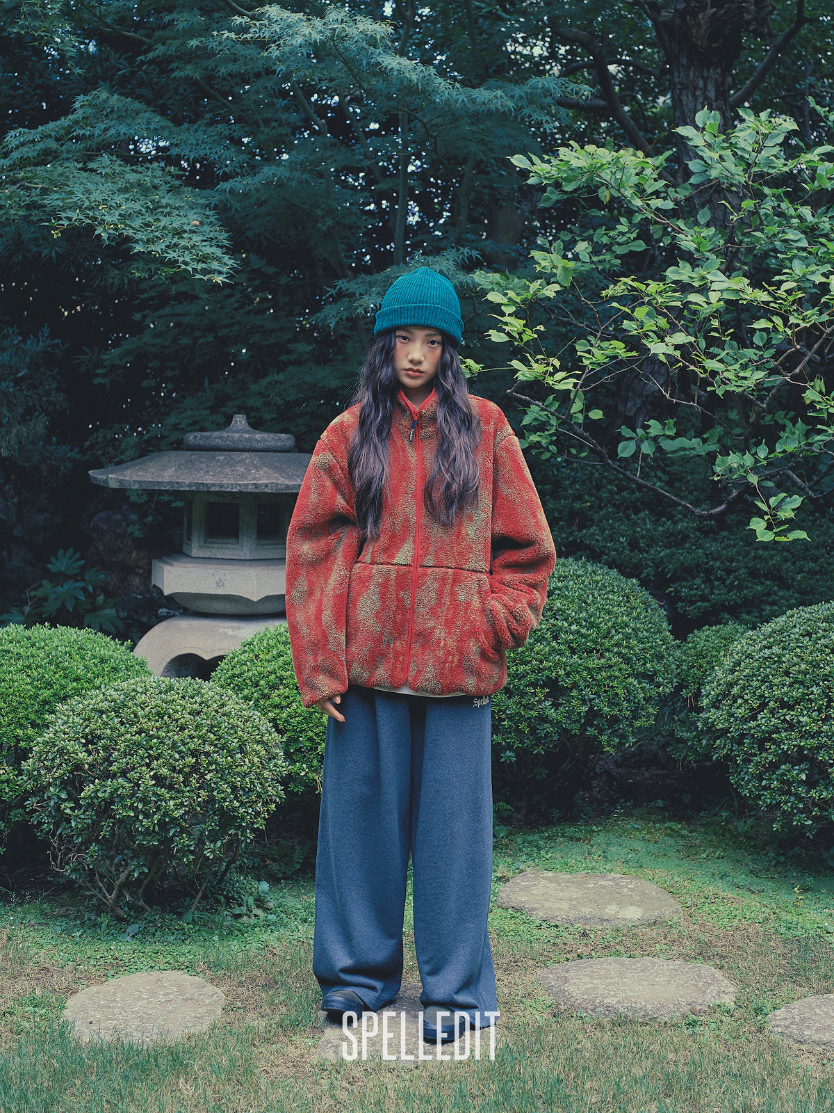 SPELL logo detailed frenchterry pants