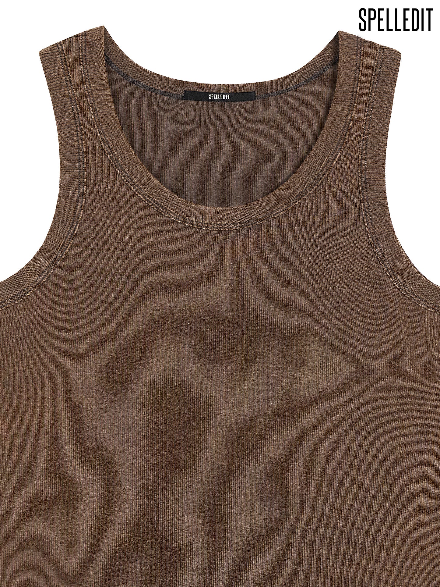 VINTAGE U-NECK SLEEVELESS