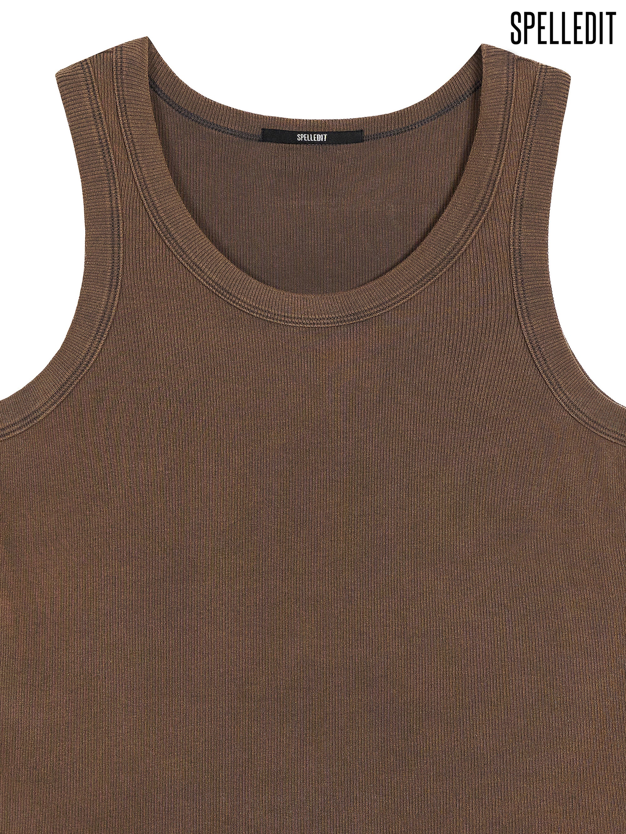 VINTAGE U-NECK SLEEVELESS