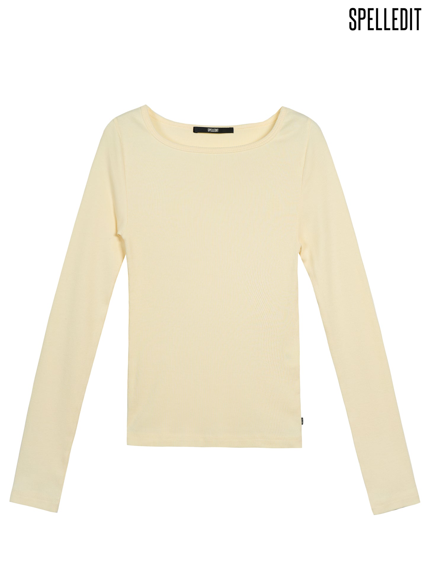 BOAT NECK LONG SLEEVE T-SHIRT