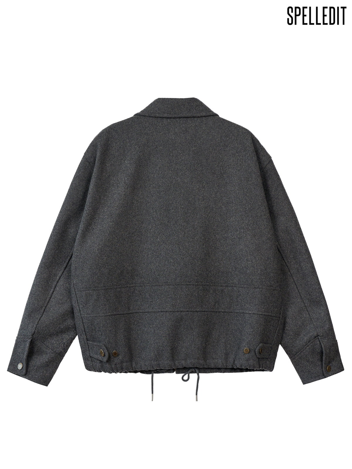 Melton Zip up Blouson