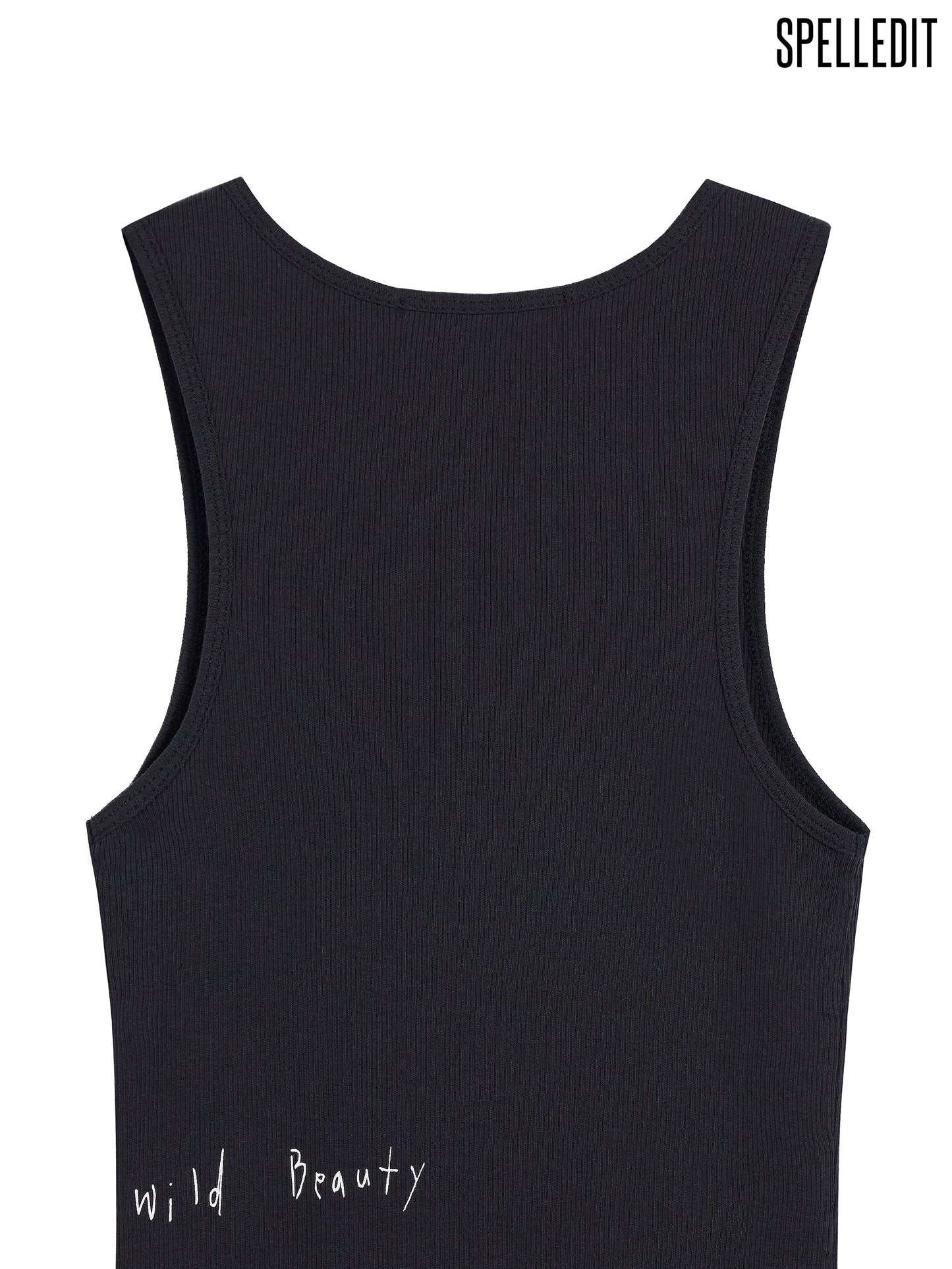 SIDE LETTERING SLEEVELESS