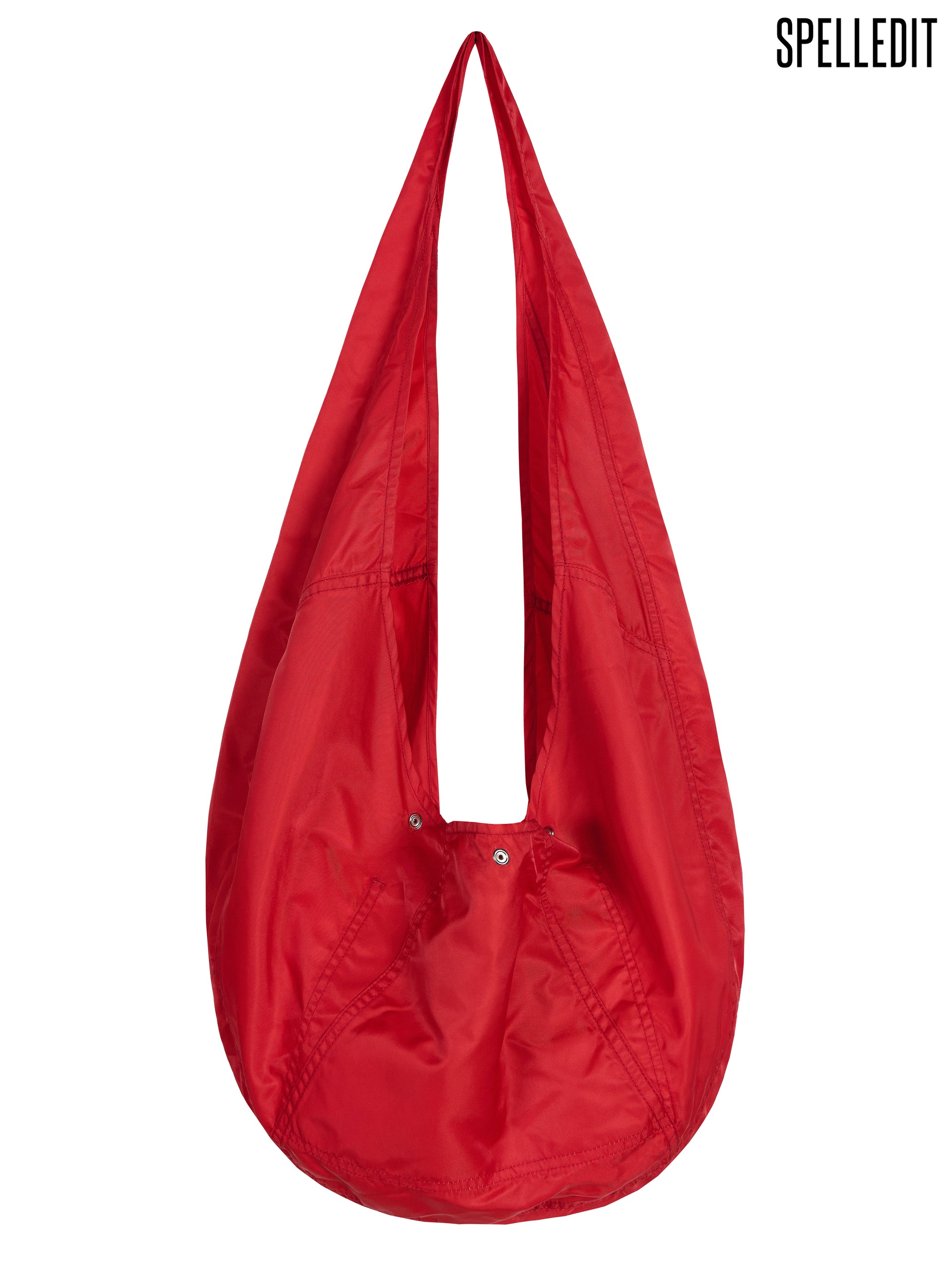 PANELLED NYLON BAG