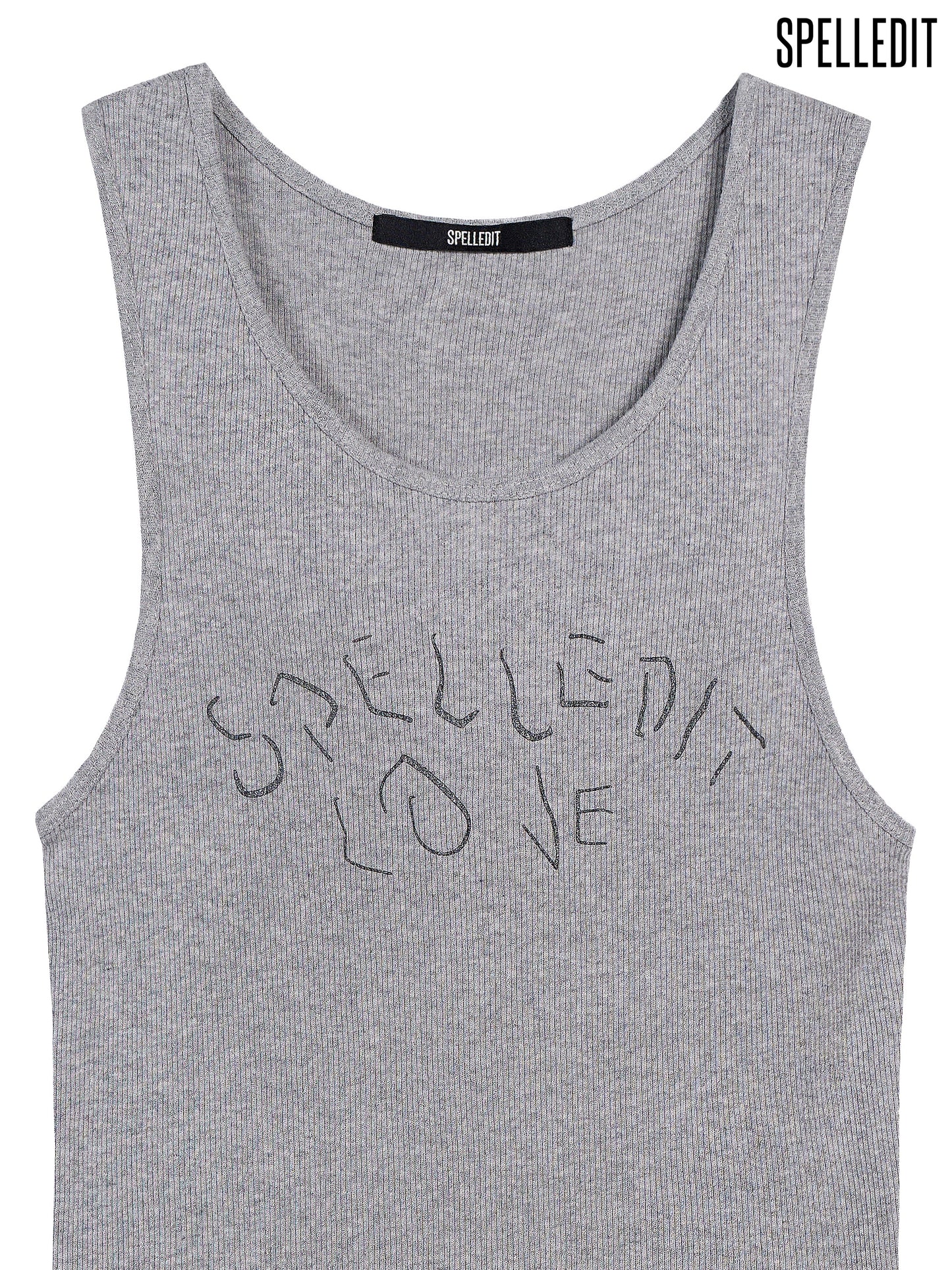 HANDWRITTEN LETTERING TANK TOP