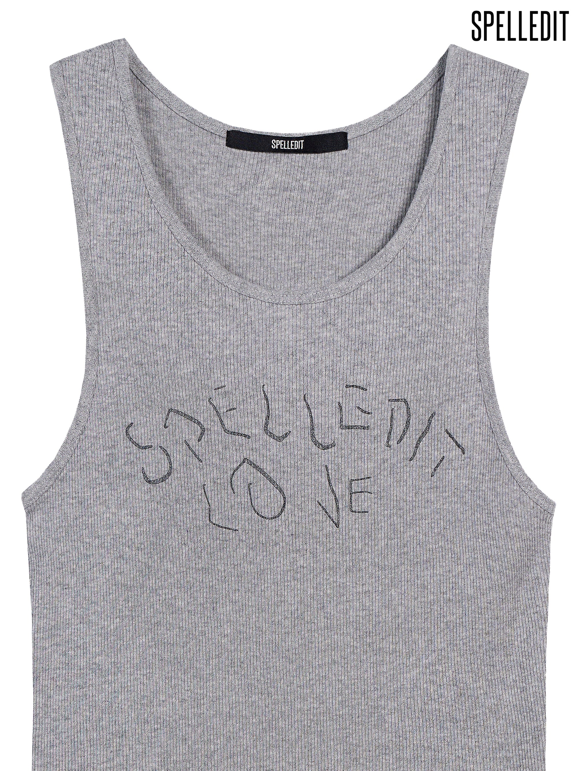HANDWRITTEN LETTERING TANK TOP