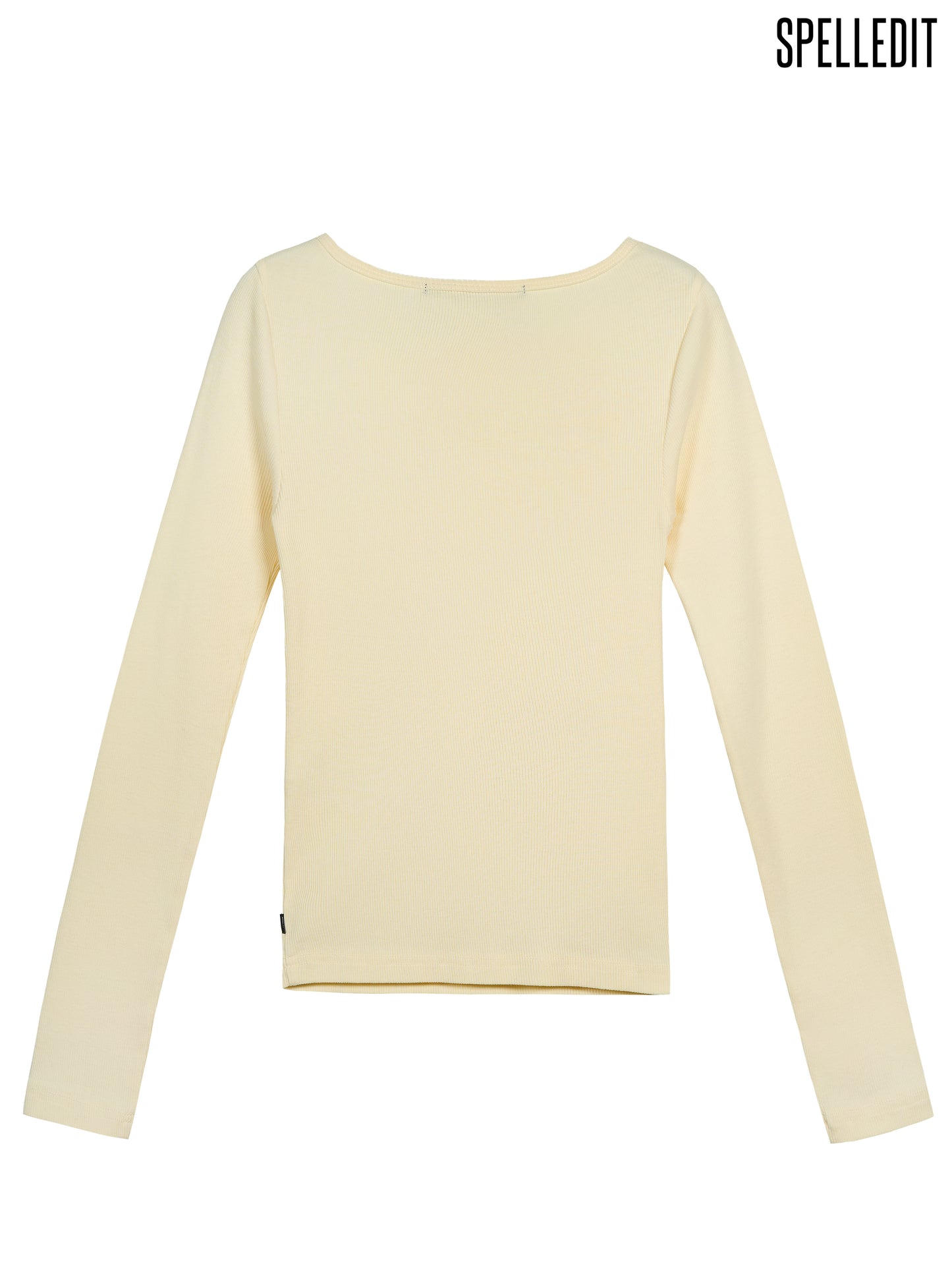 BOAT NECK LONG SLEEVE T-SHIRT