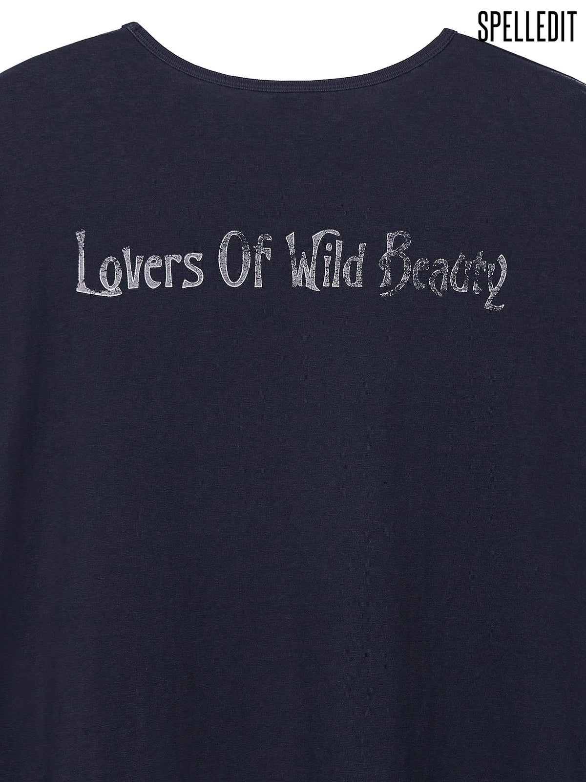 Records printed loose fit long sleeves tee