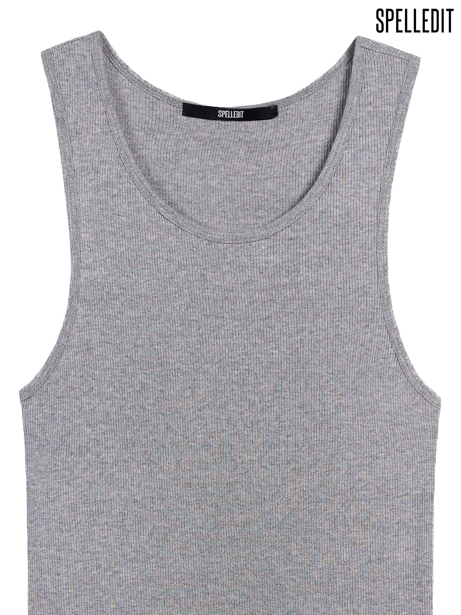 BASIC RIBBED TANK TOP