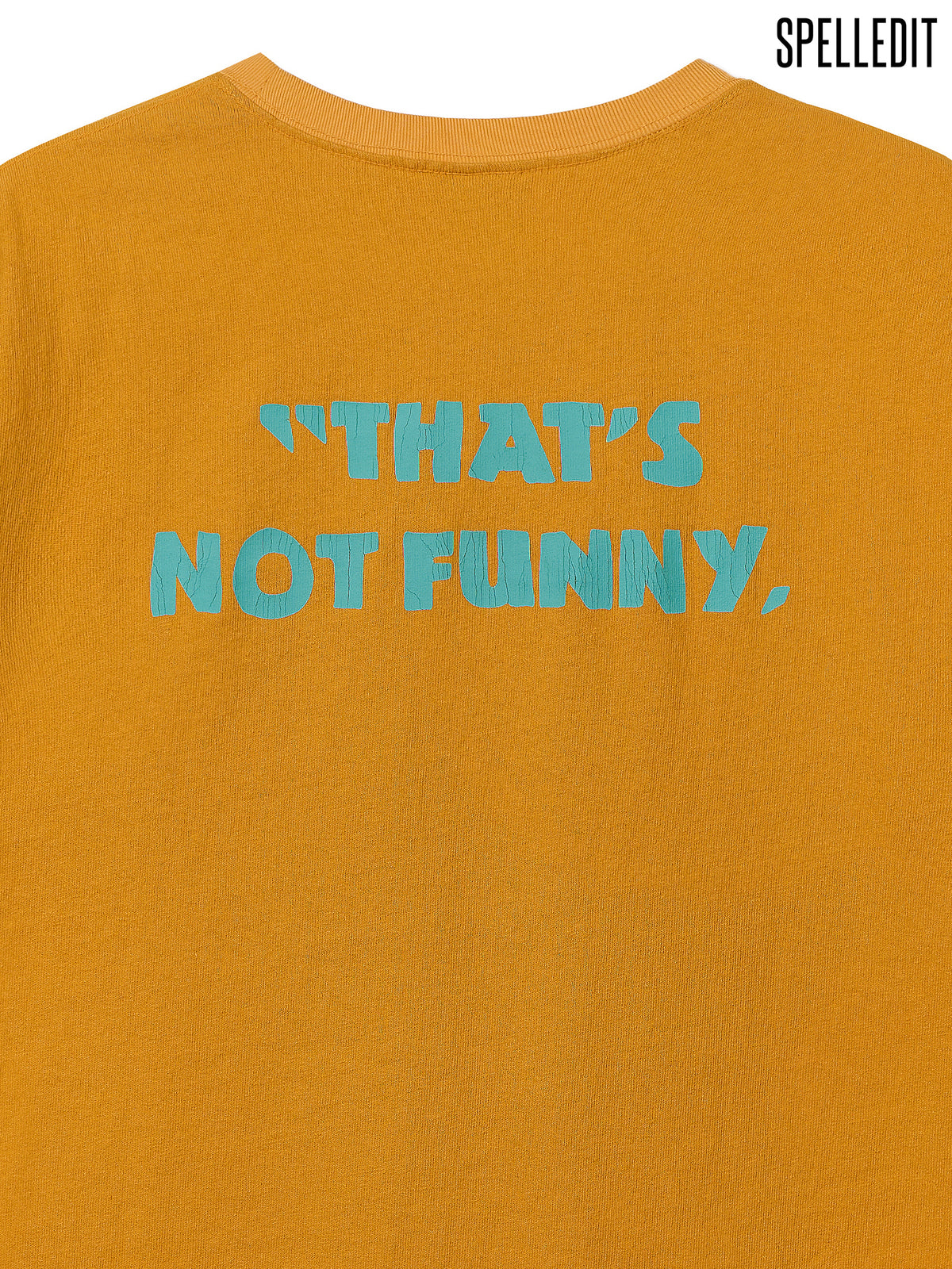 Not funny printed short sleeves tee