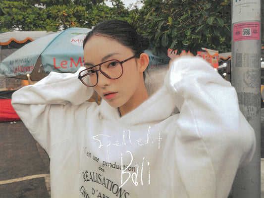 LETTERING RAGLAN HOODIE