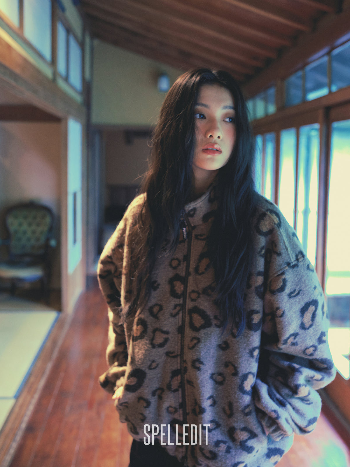 Leopard printed Jumper