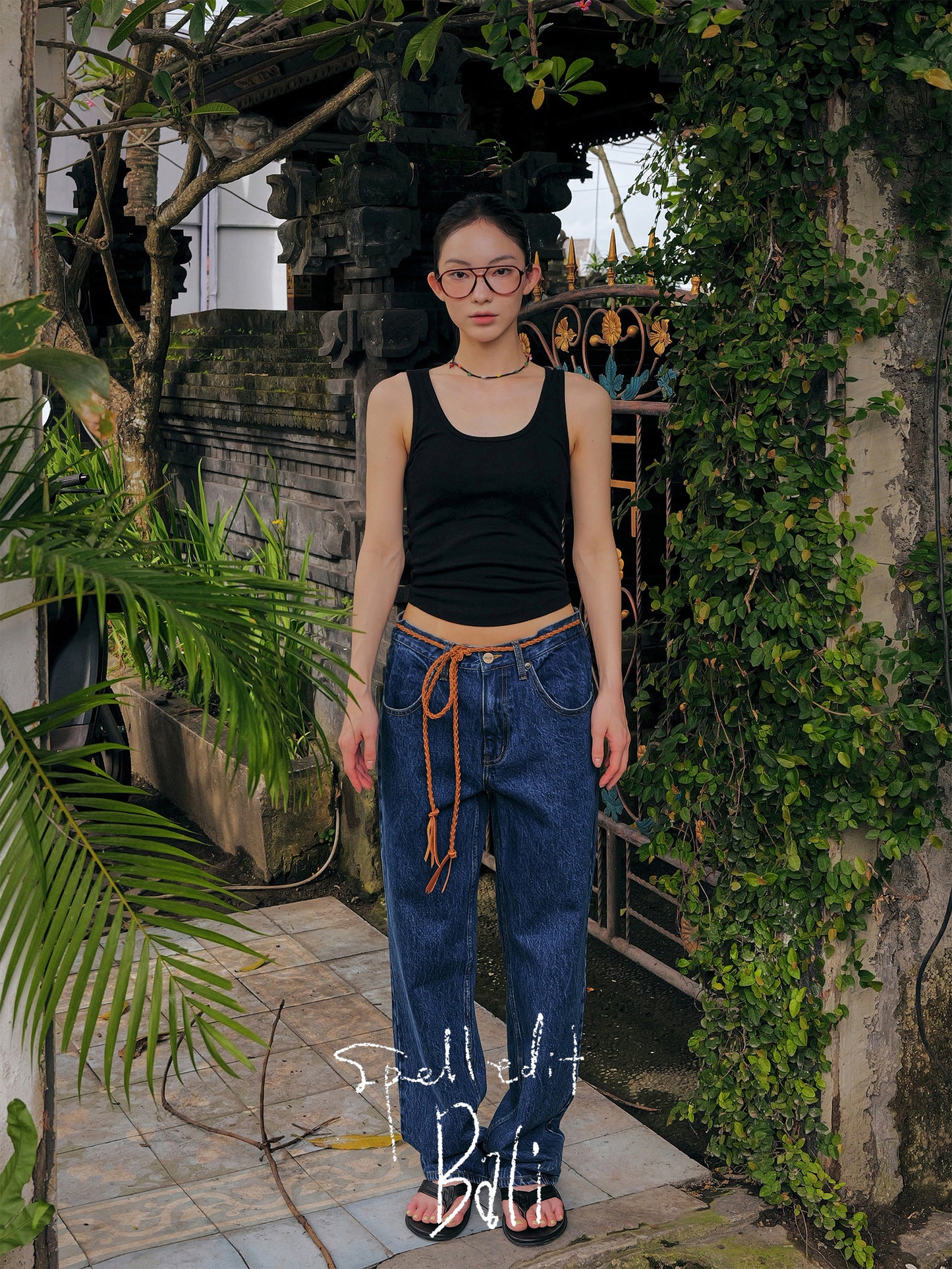 BOY-FIT DENIM PANTS