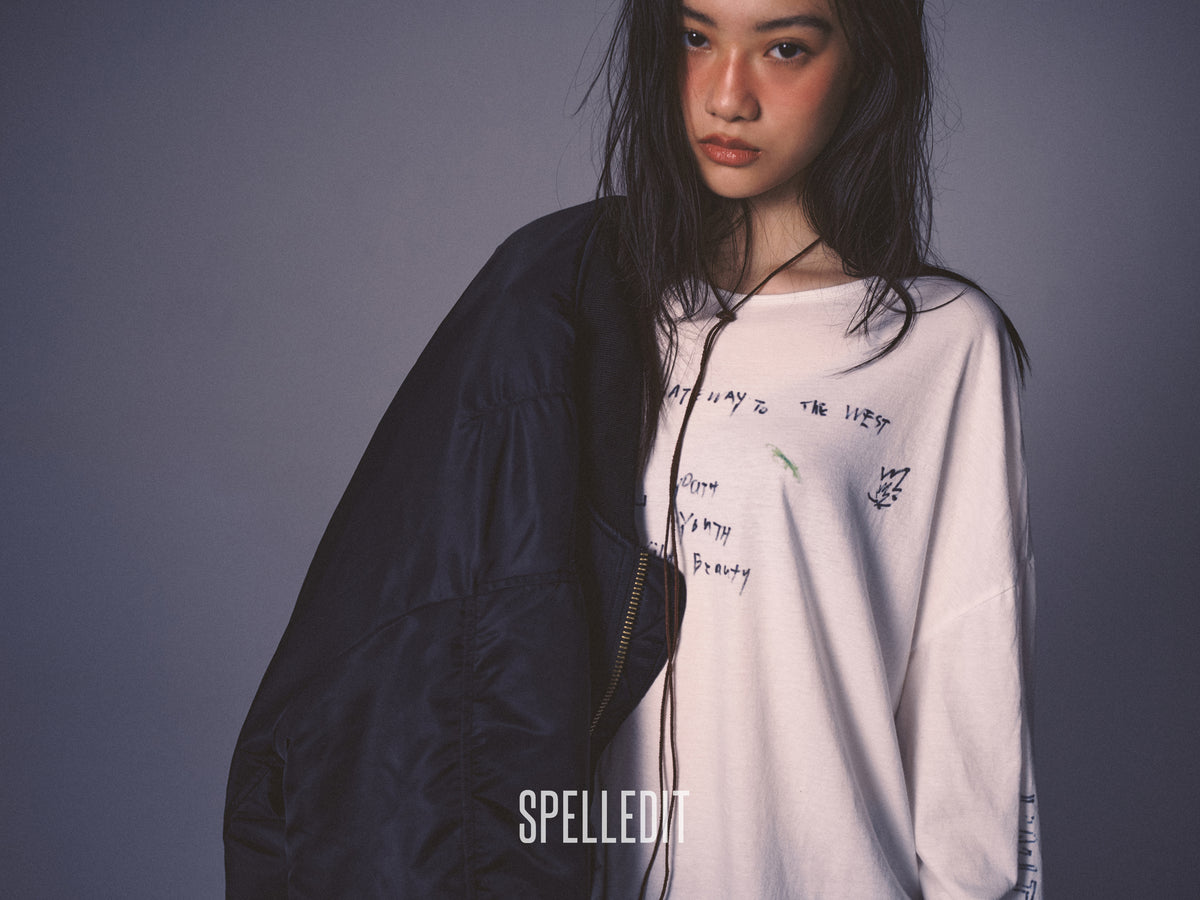 HAND DRAWN LONG SLEEVE T-SHIRT