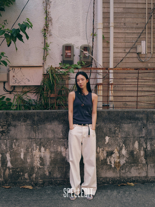 LOOSE FIT WHITE PANTS