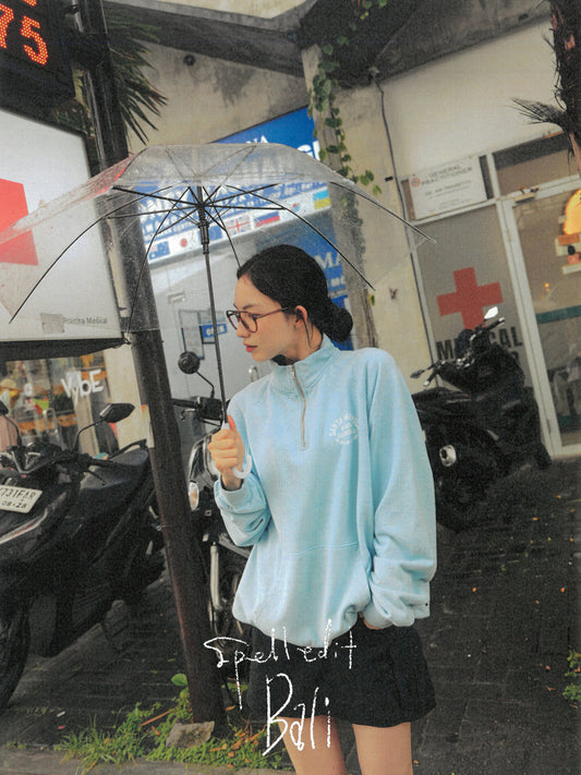 SANTA MONICA HALF ZIP SWEATSHIRT