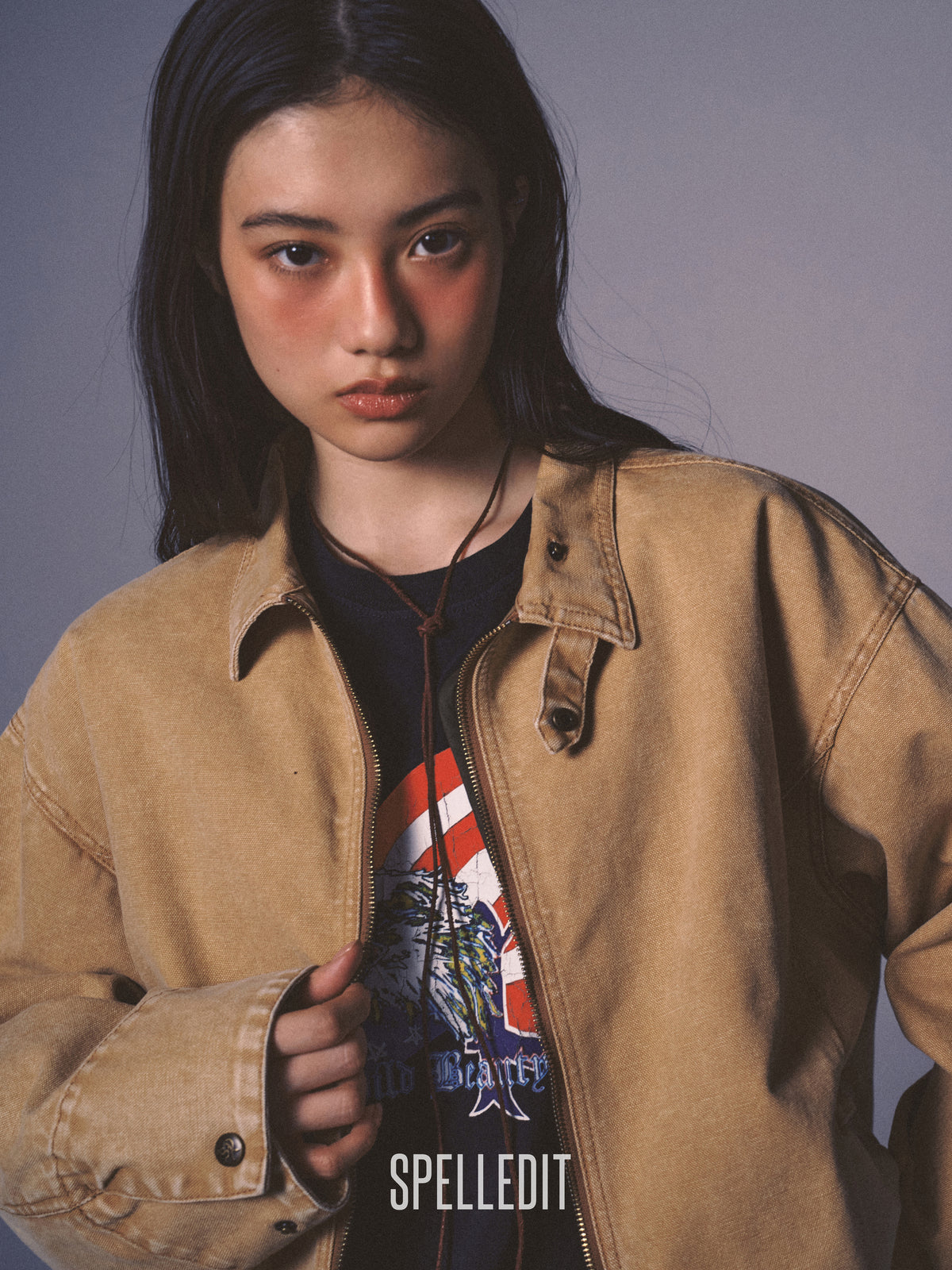 VINTAGE WASHED WORKWEAR JACKET