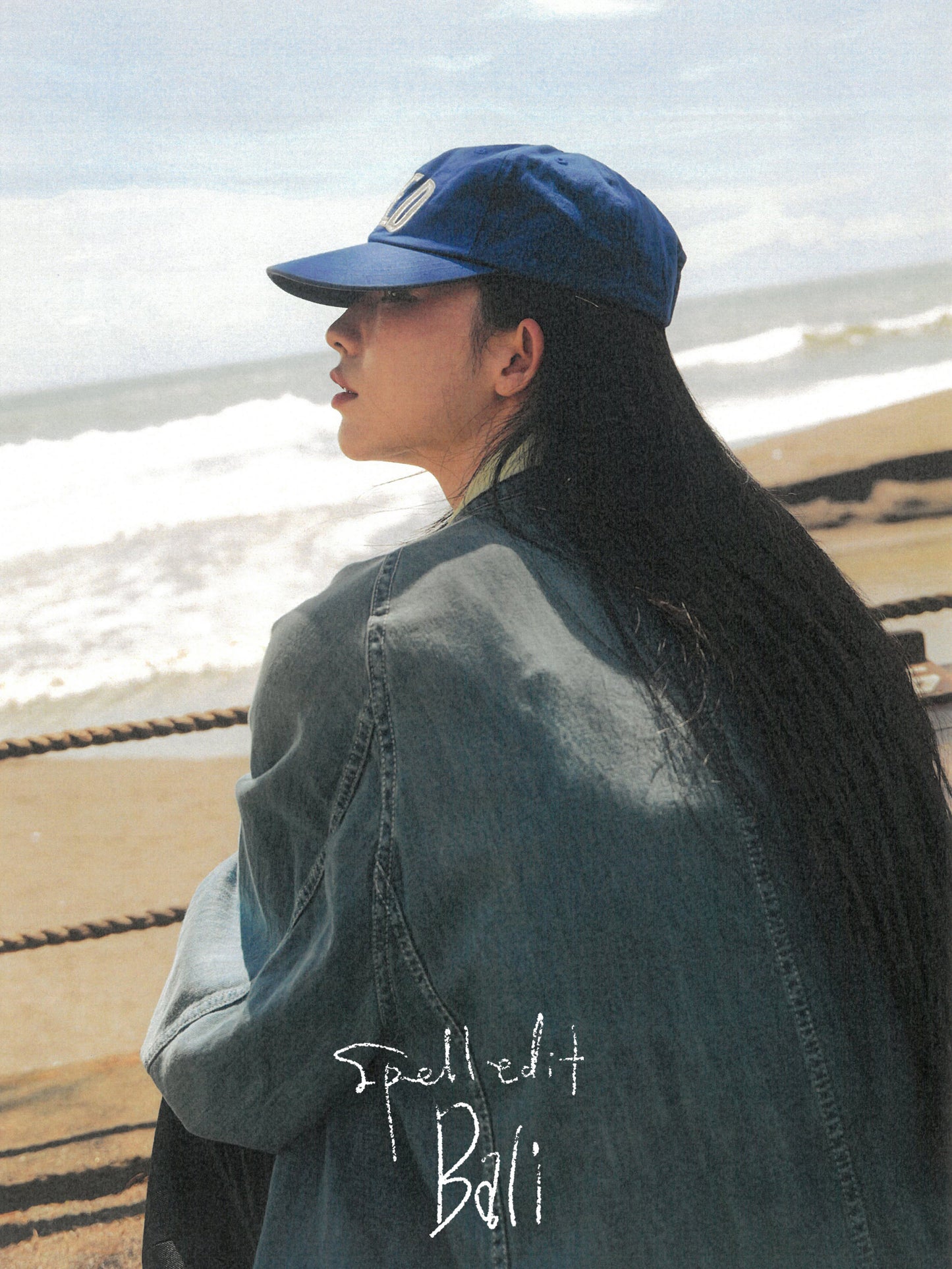 CONTRAST COLLAR DENIM JACKET