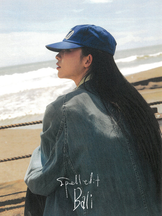 CONTRAST COLLAR DENIM JACKET
