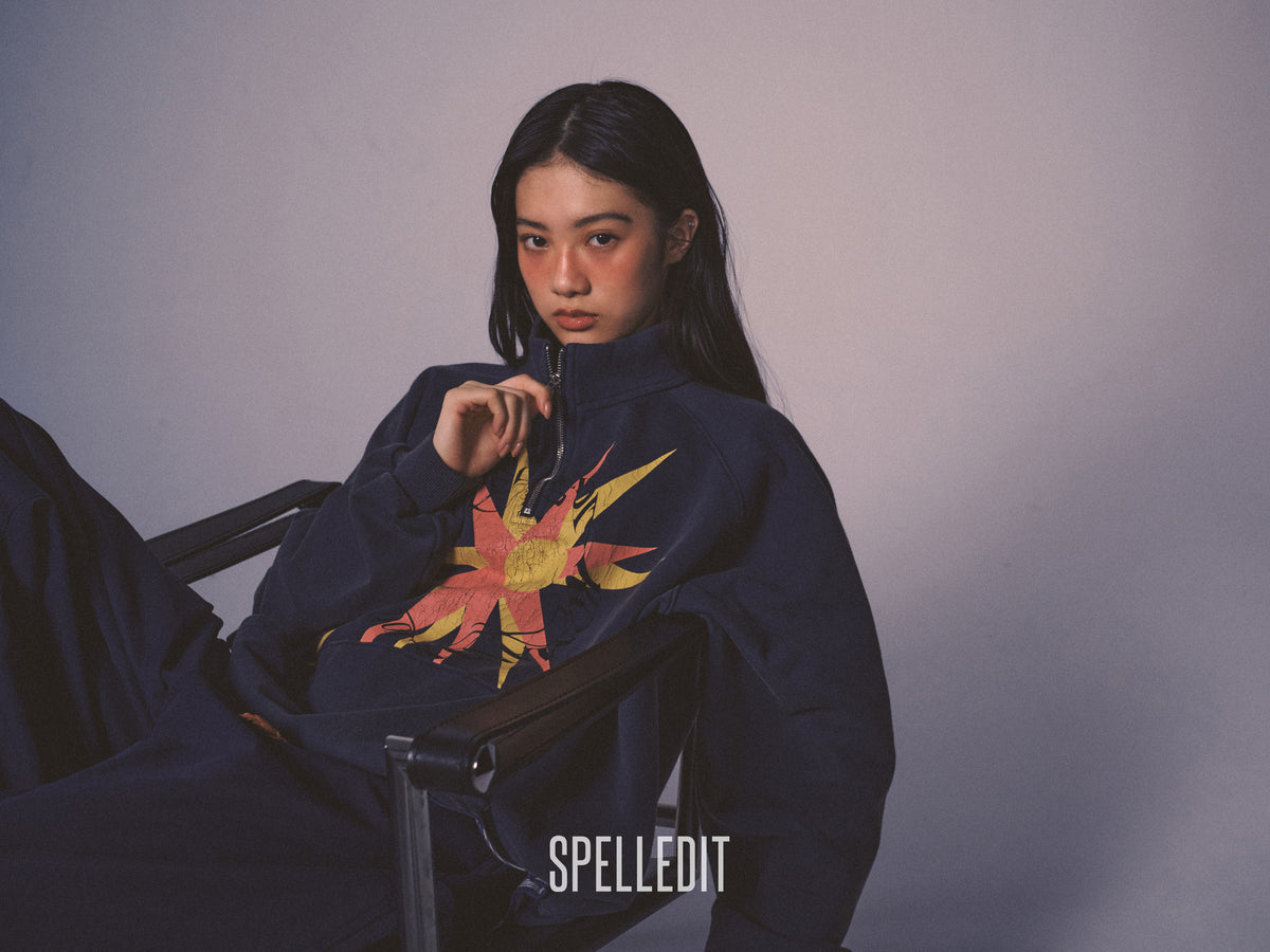 SUNSHINE HALF-ZIP SWEATSHIRT