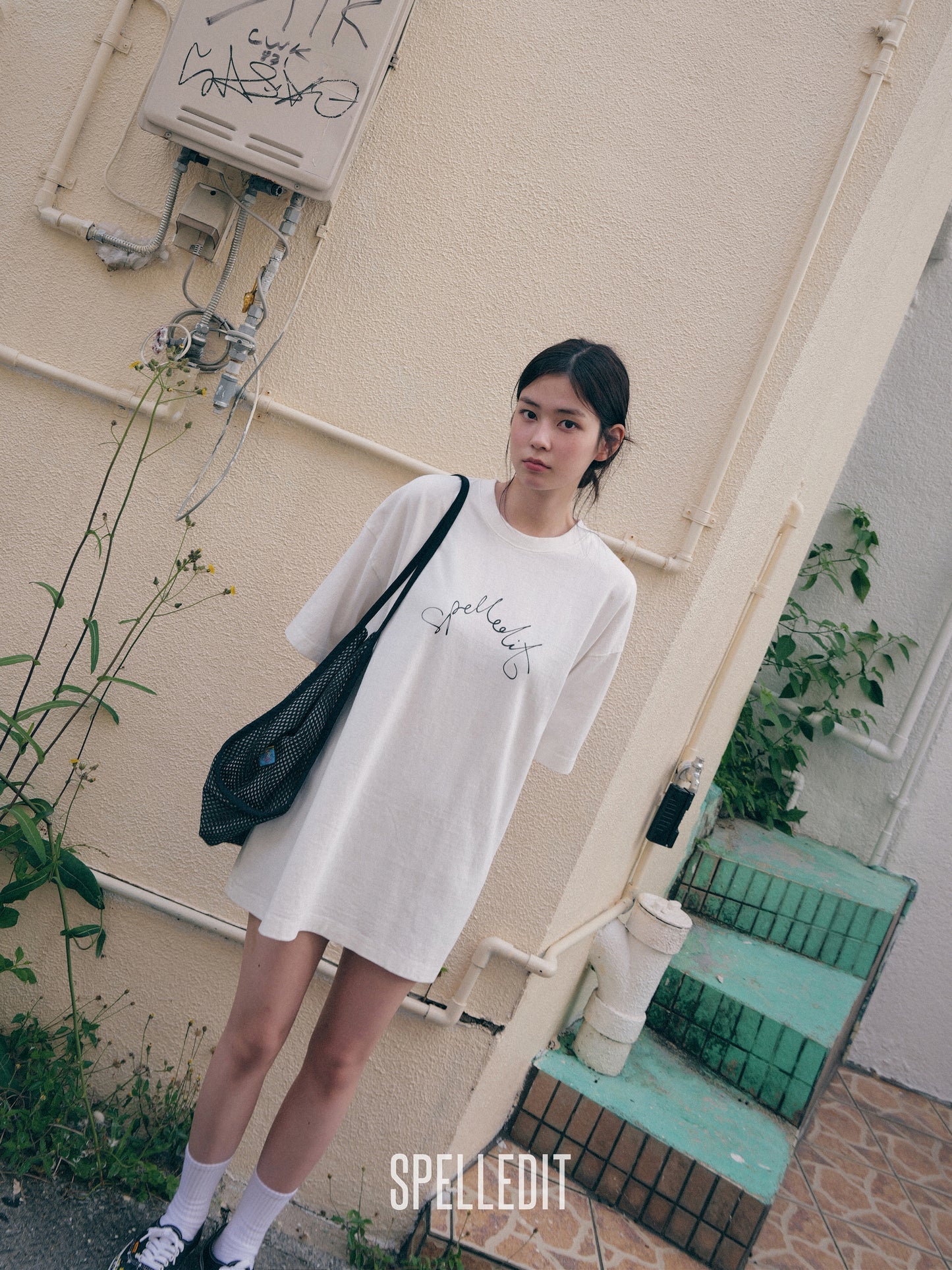 ROUND LOGO T-SHIRT DRESS
