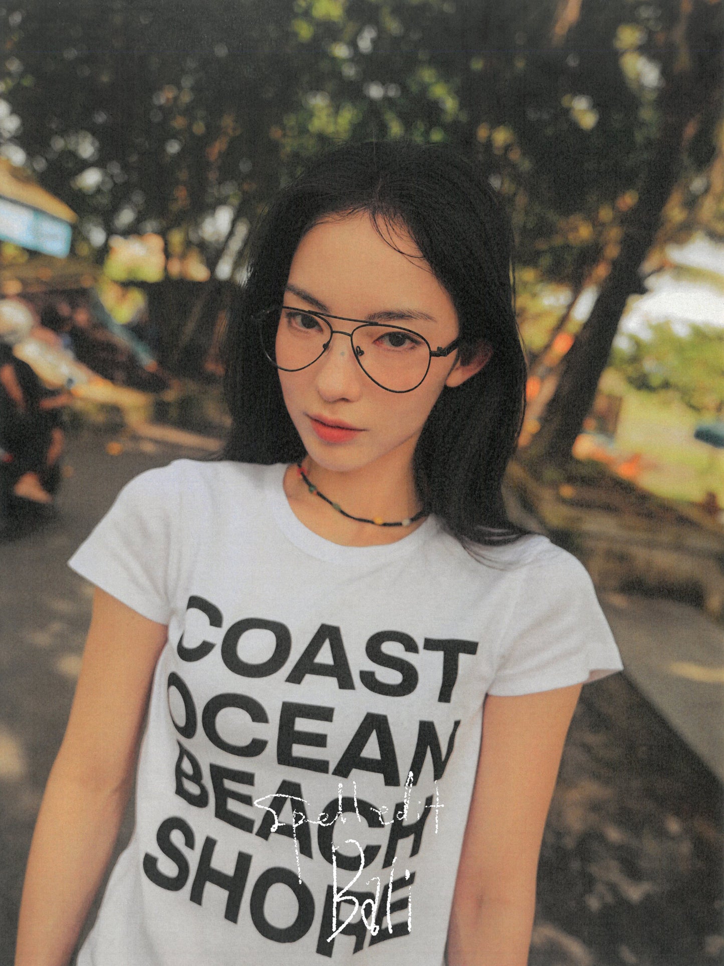 COASTAL WORDING PRINT T-SHIRT
