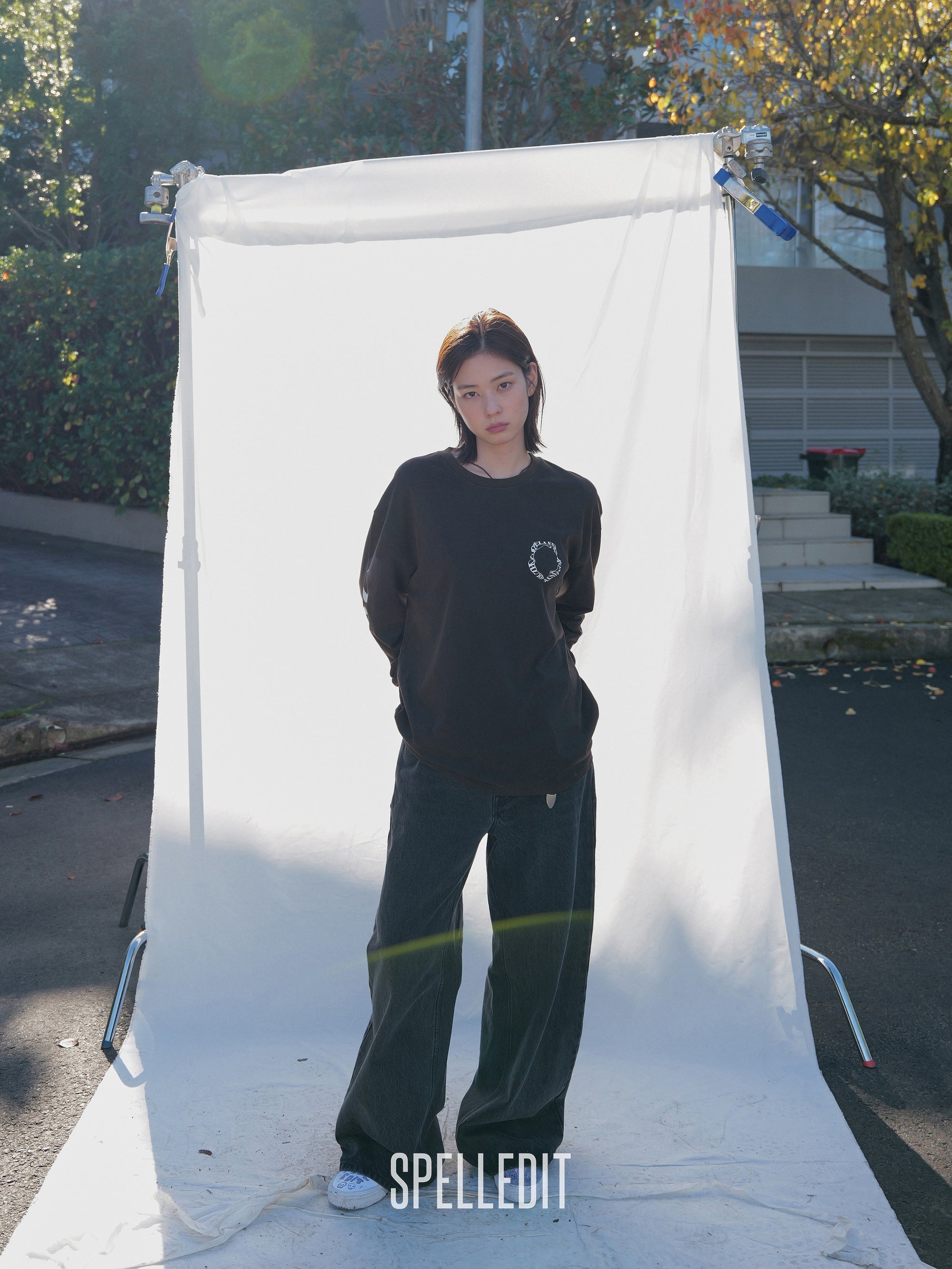 [9/7 PRE]SLOGAN LONG SLEEVE T-SHIRT