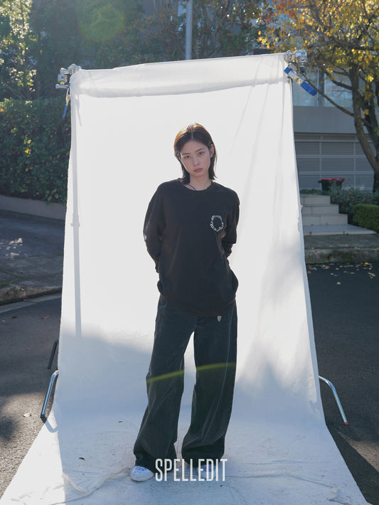[9/7 PRE]SLOGAN LONG SLEEVE T-SHIRT