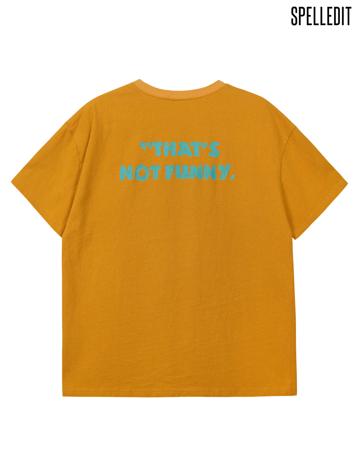 Not funny printed short sleeves tee