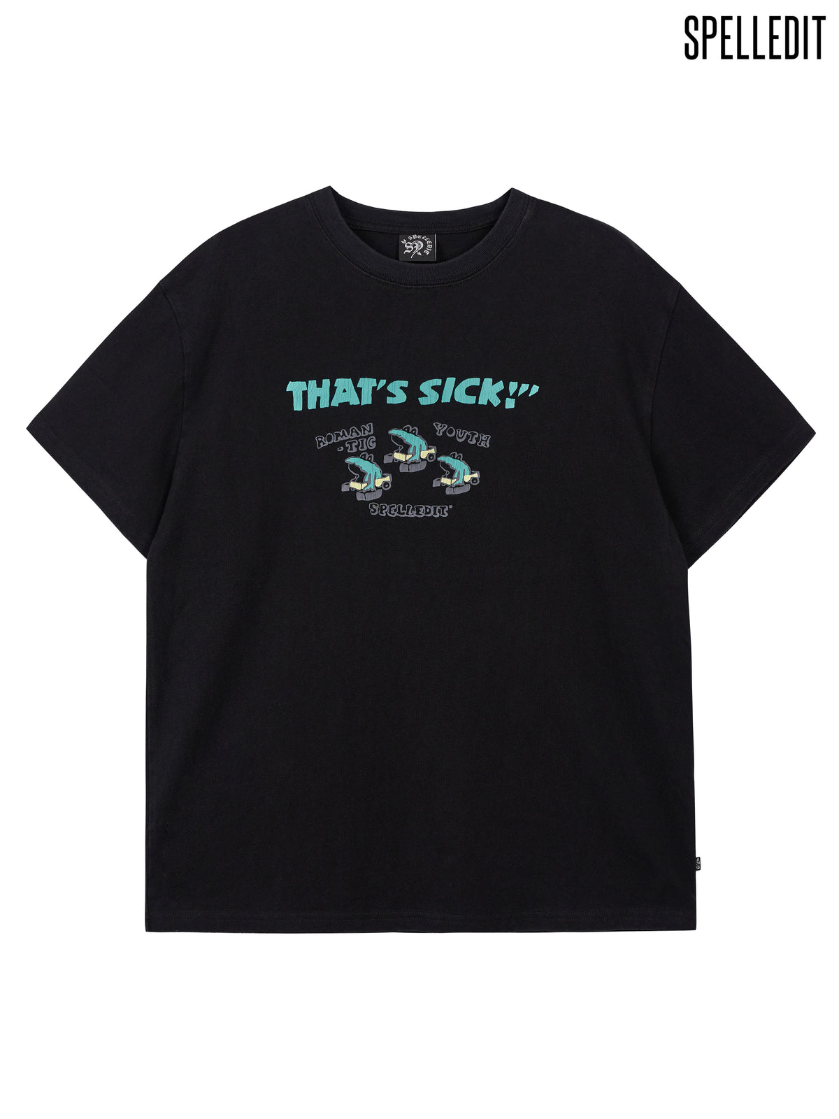 Not funny printed short sleeves tee