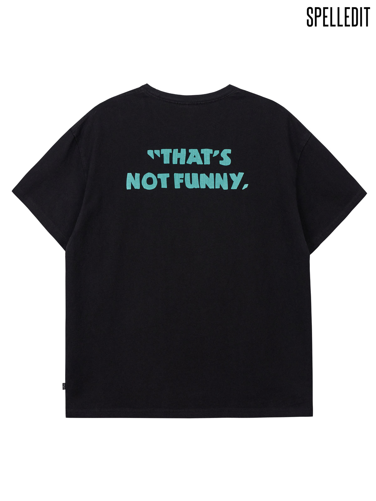 Not funny printed short sleeves tee