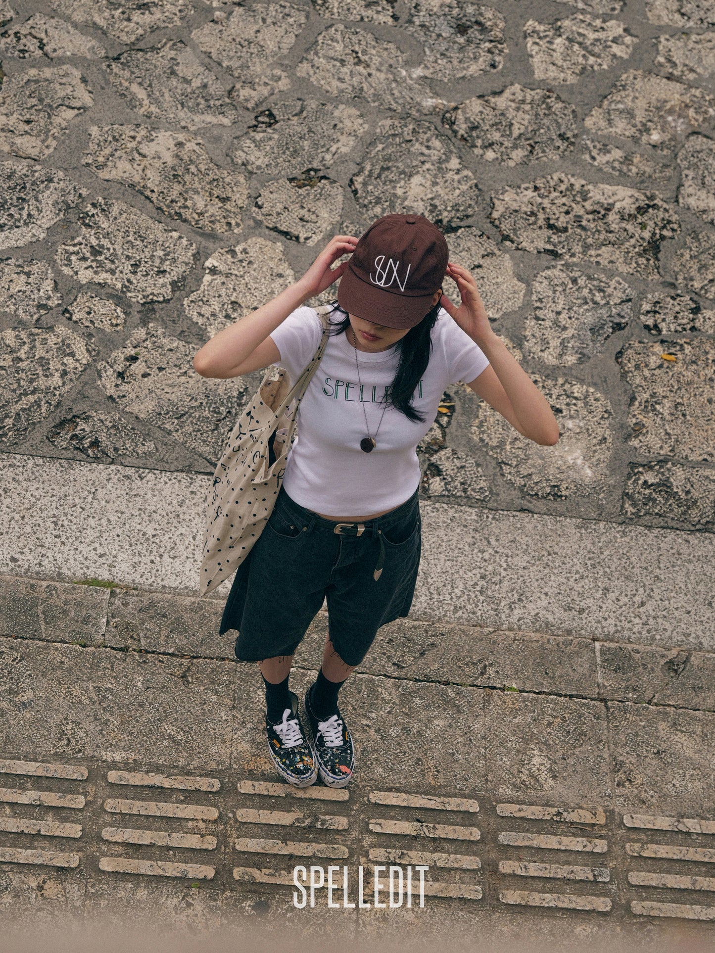 SPELLEDIT LOGO SLIM T-SHIRT