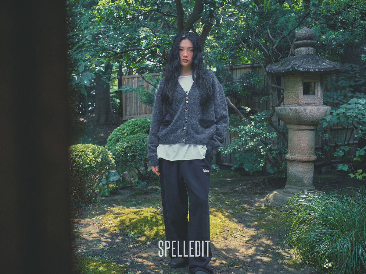 SPELL logo detailed frenchterry pants