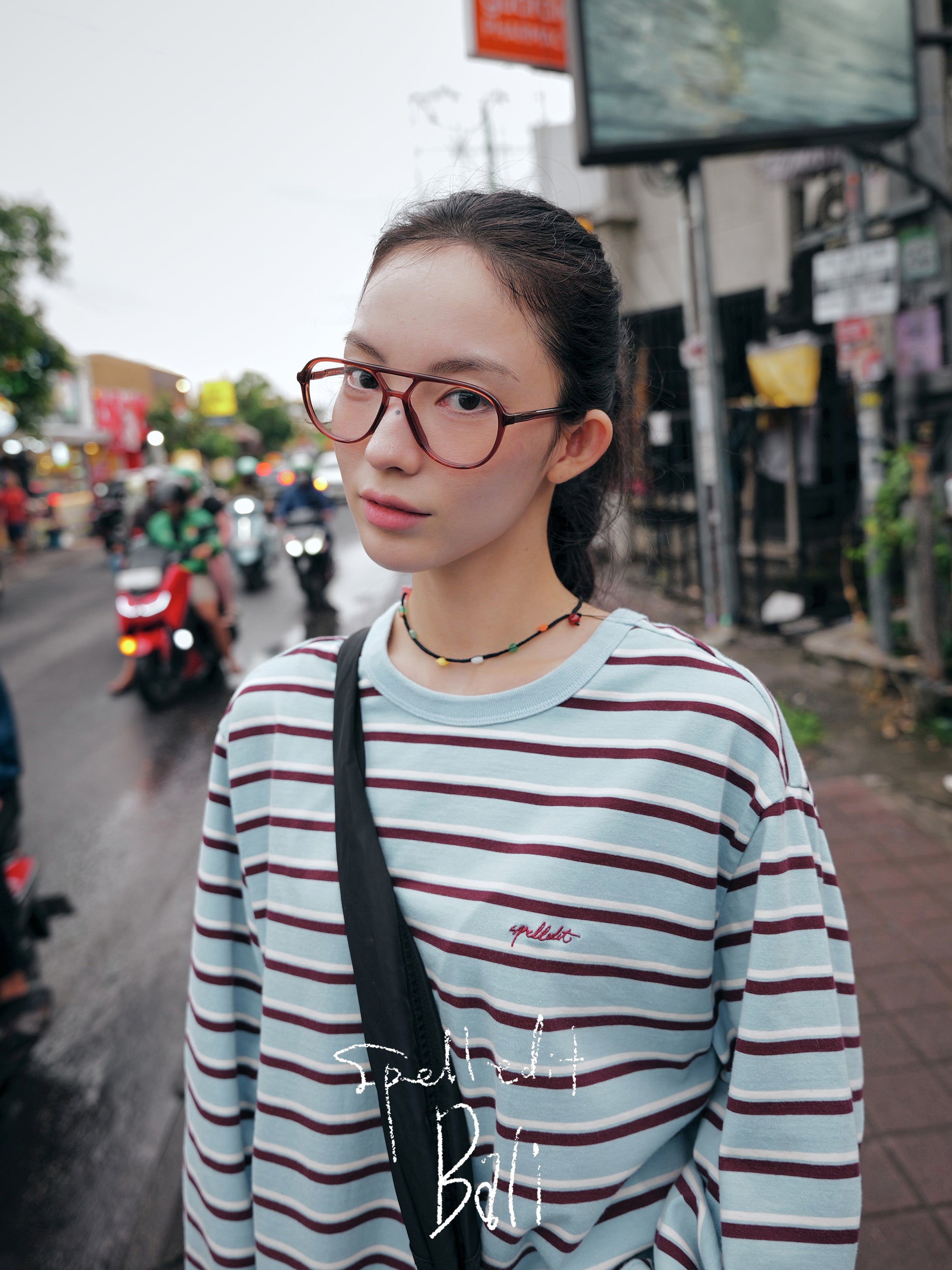 MULTI-STRIPE LONG SLEEVE T-SHIRT