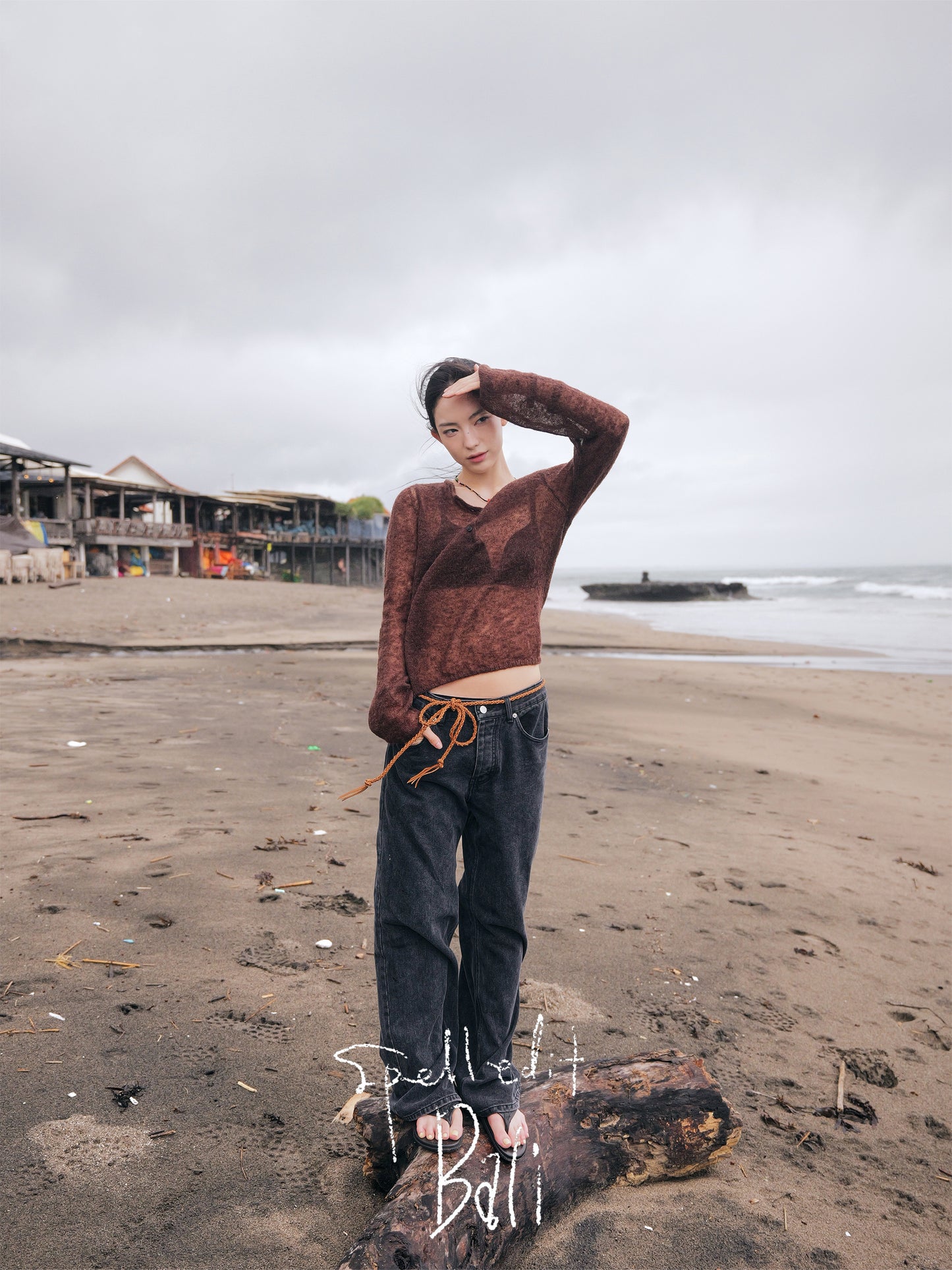 LOOSE FIT BOOTCUT PANTS