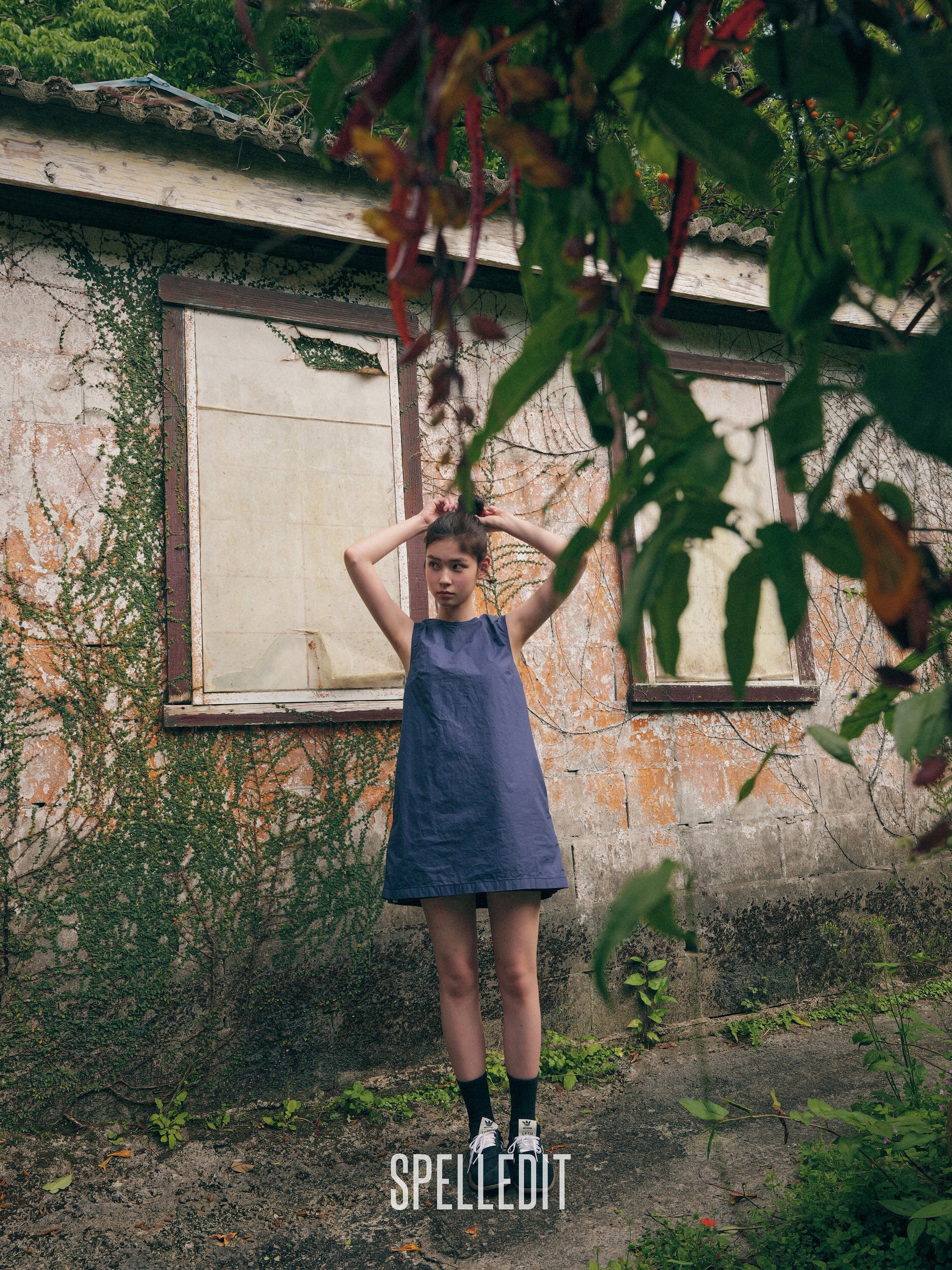 SOLID REVERSIBLE DRESS